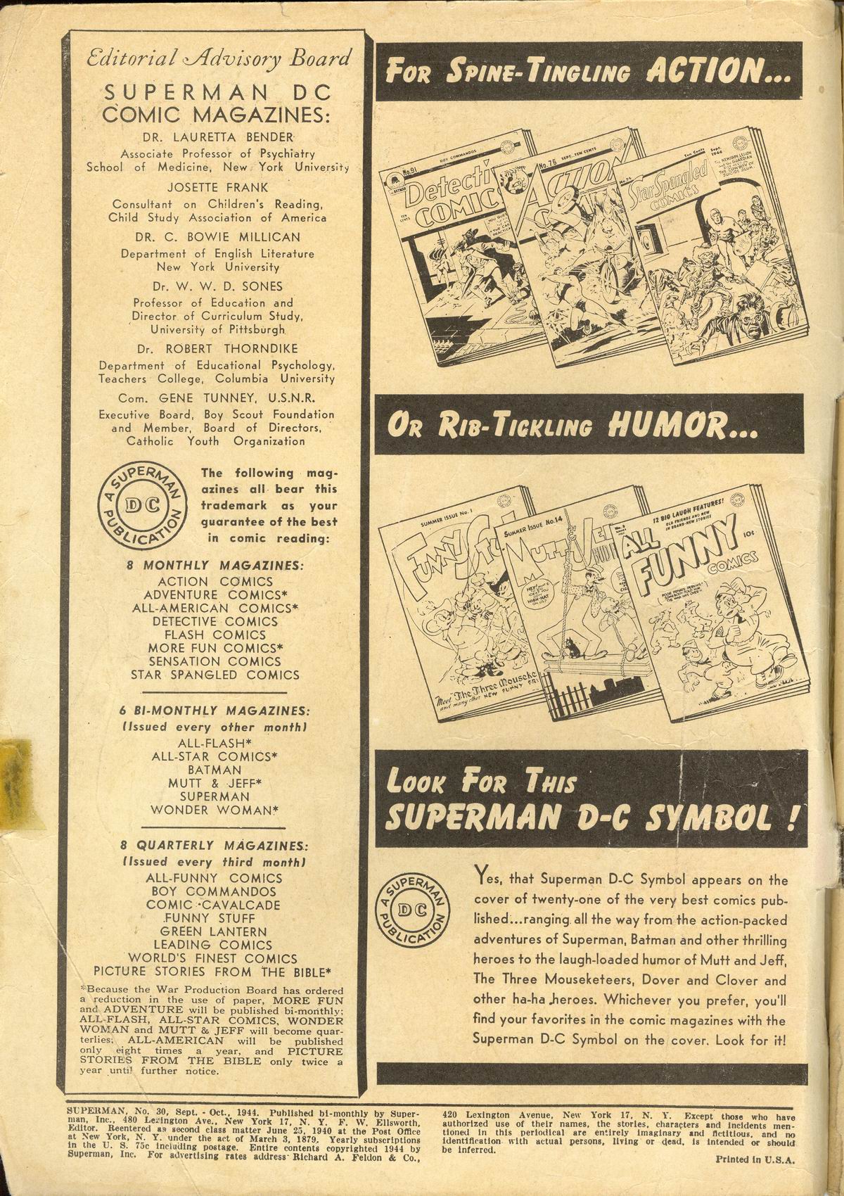 Read online Superman (1939) comic -  Issue #30 - 2