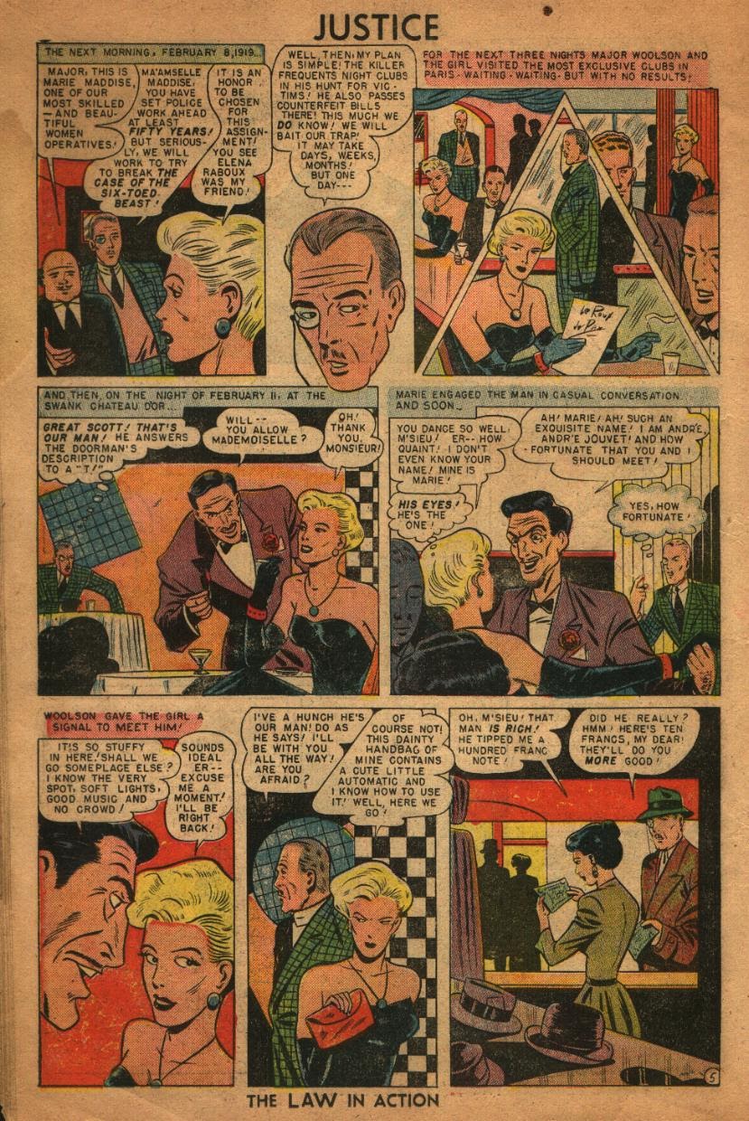 Read online Justice Comics (1948) comic -  Issue #6 - 18