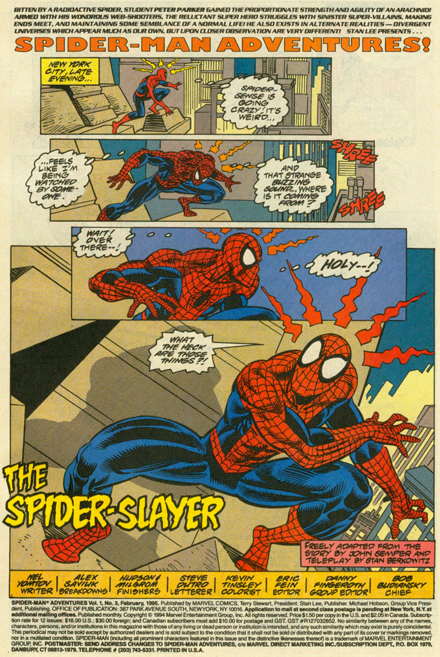 Read online Spider-Man Adventures comic -  Issue #3 - 2