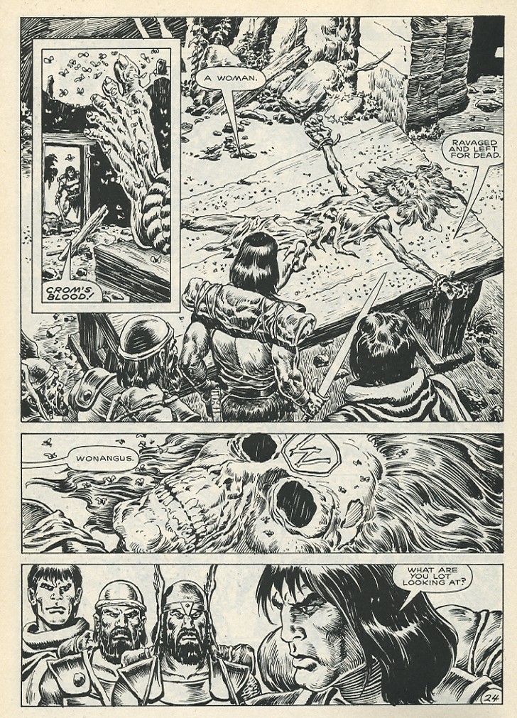 Read online The Savage Sword Of Conan comic -  Issue #142 - 30