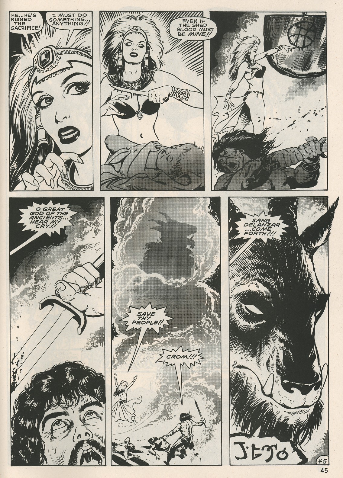 The Savage Sword Of Conan issue 125 - Page 45