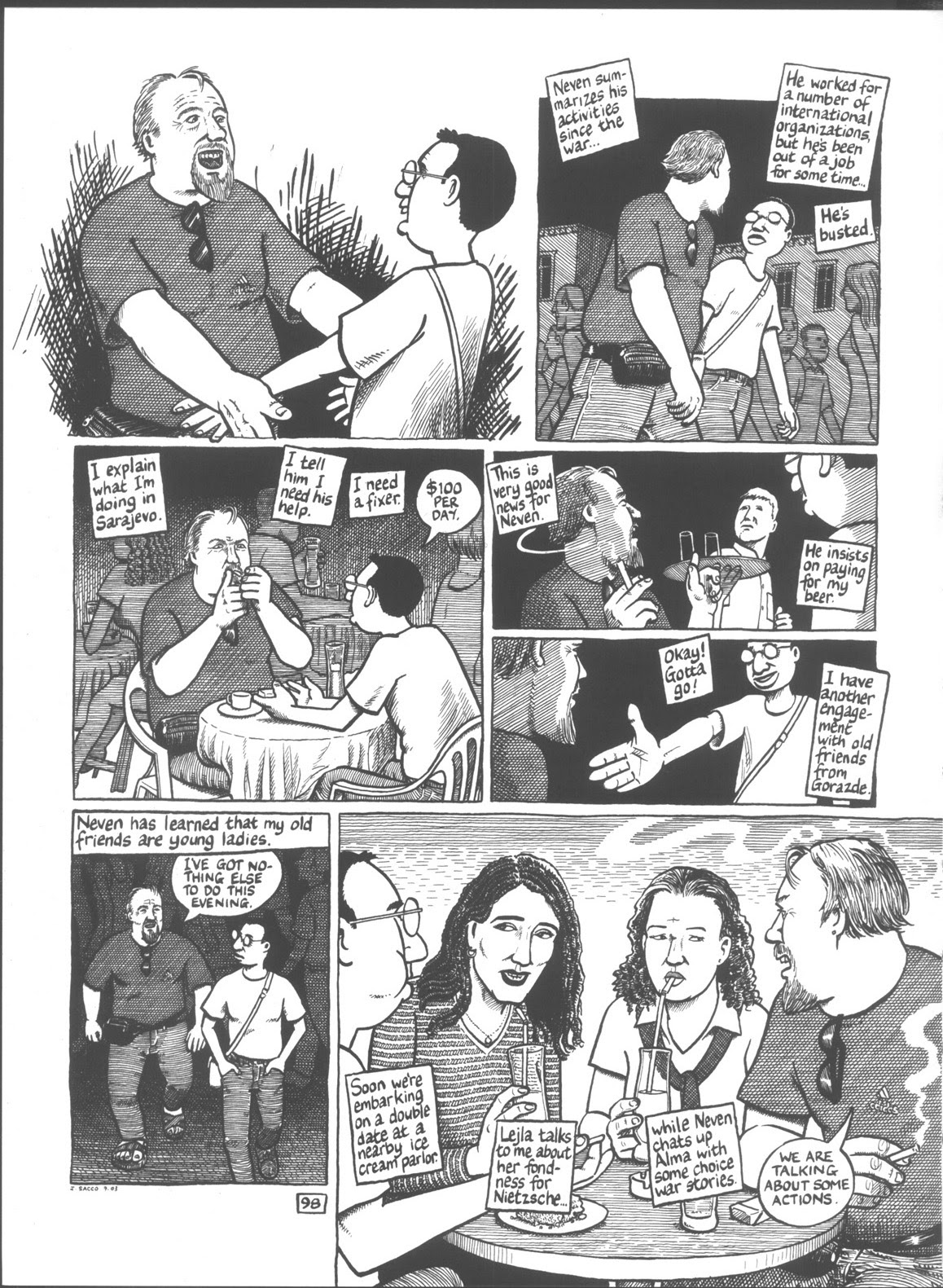 Read online The Fixer: A Story from Sarajevo comic -  Issue # TPB - 102