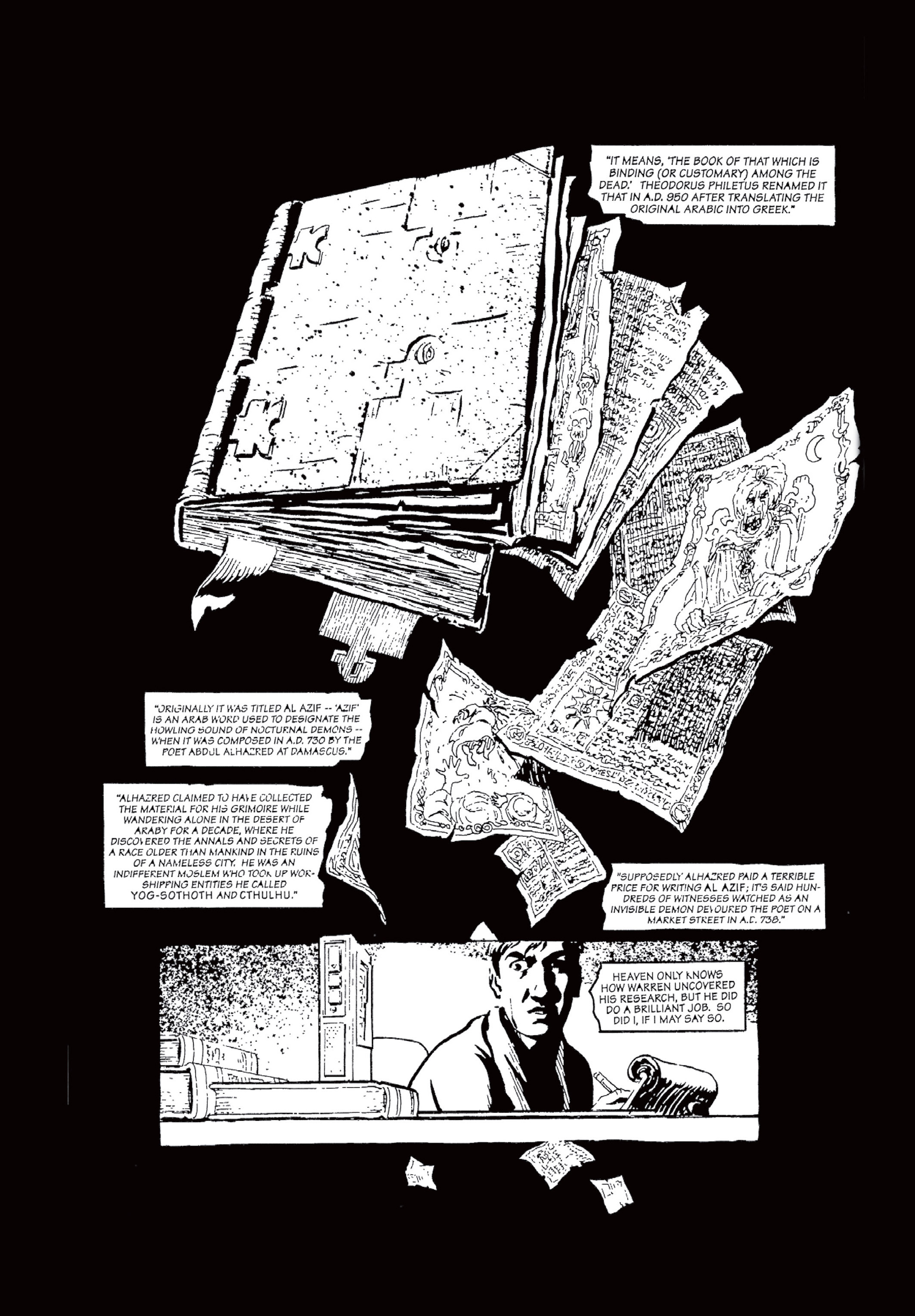 Read online Worlds of H.P. Lovecraft comic -  Issue # Issue The Statement of Randoph Carter - 18