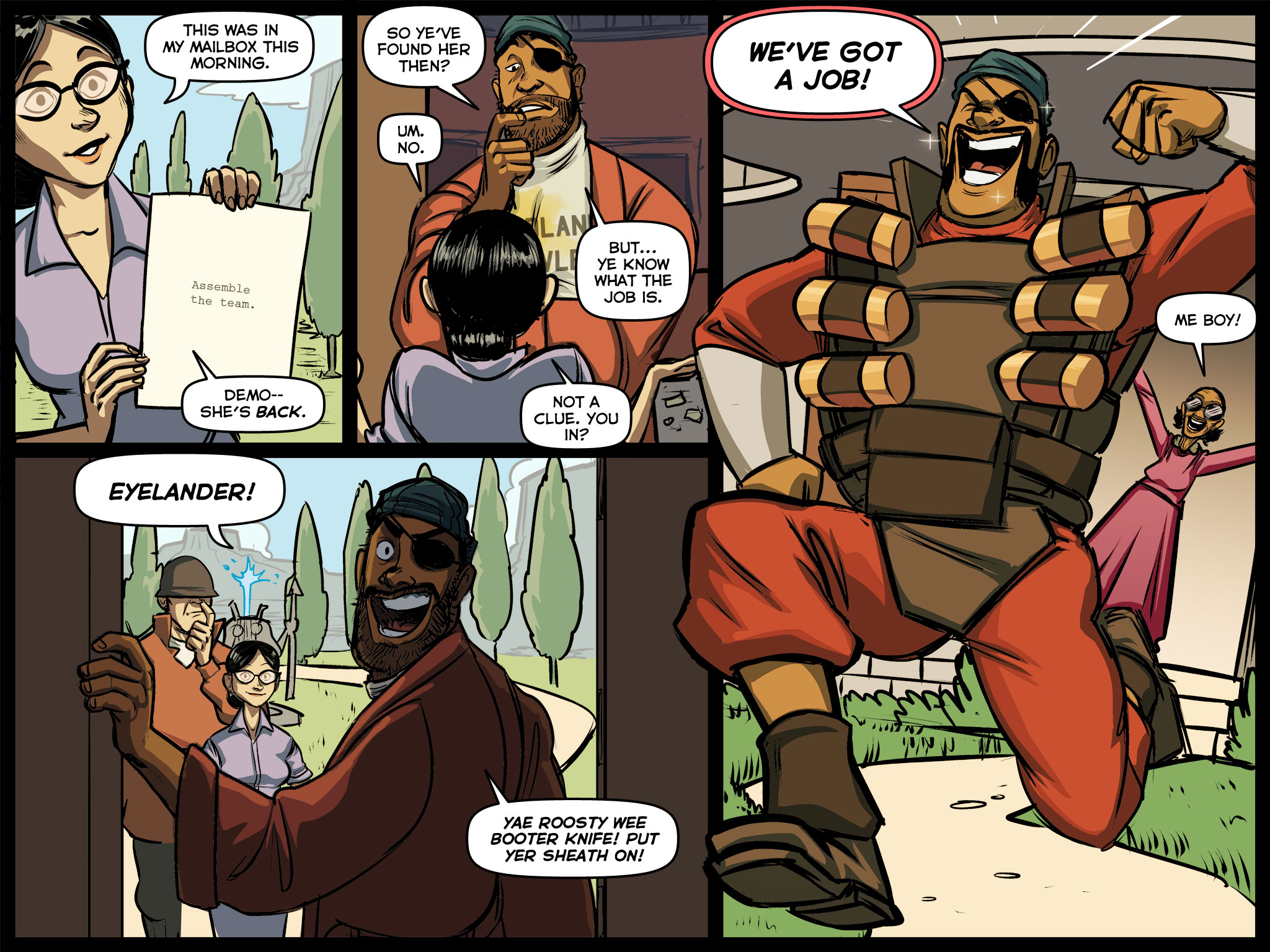 Read online Team Fortress 2 comic -  Issue #1 - 62