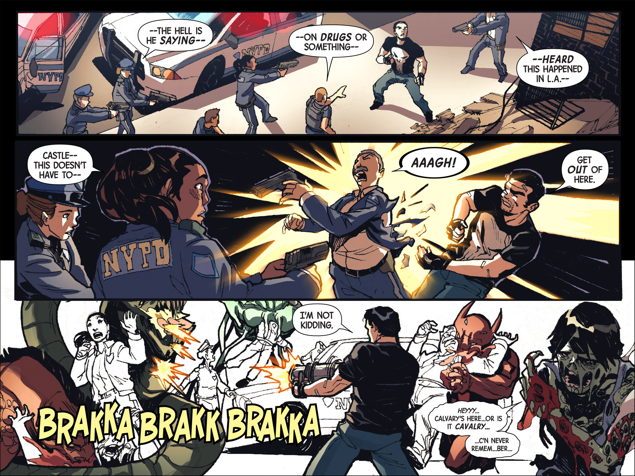 Read online Doctor Strange/Punisher: Magic Bullets Infinite Comic comic -  Issue #6 - 18