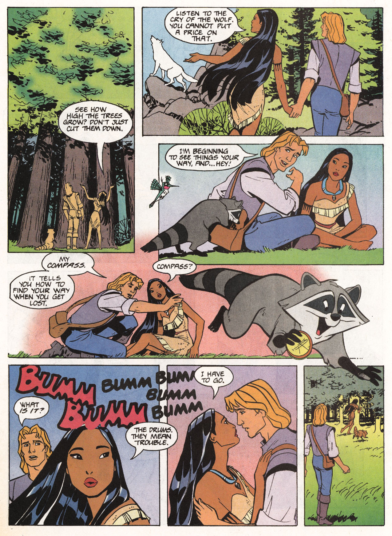 Read online Disney's Pocahontas comic -  Issue #2 - 5