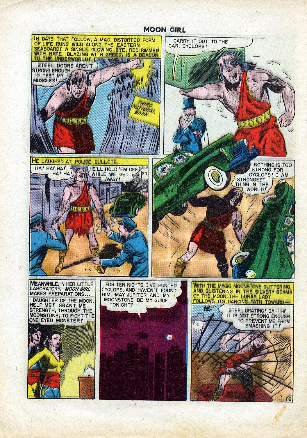 Read online Moon Girl (1947) comic -  Issue #4 - 8