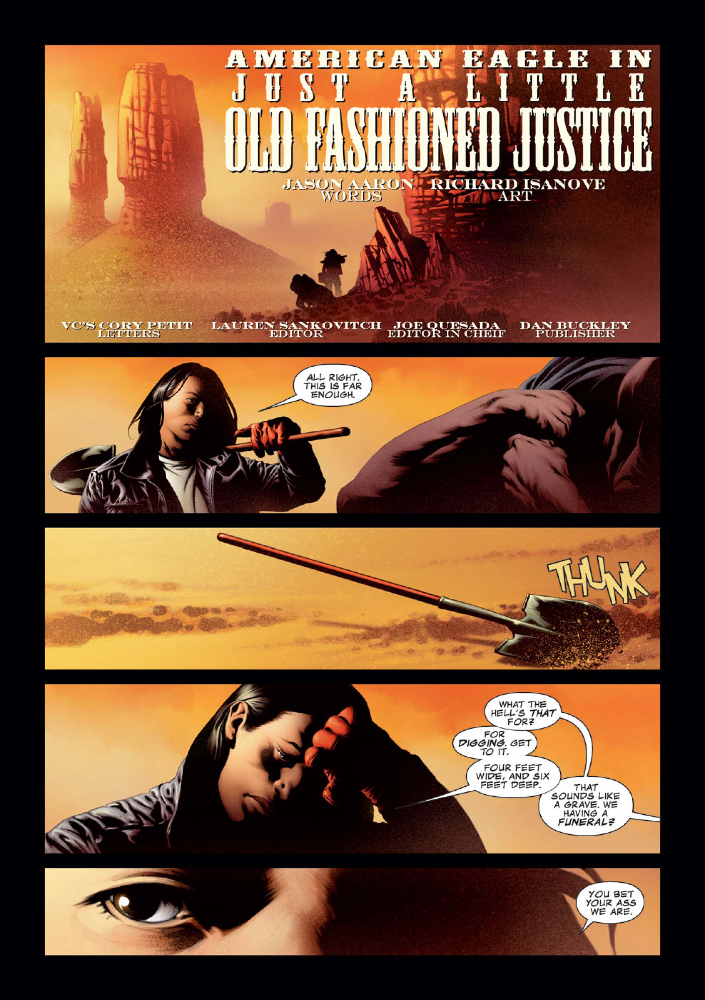 Read online American Eagle: Just A Little Old Fashioned Justice comic -  Issue # Full - 2
