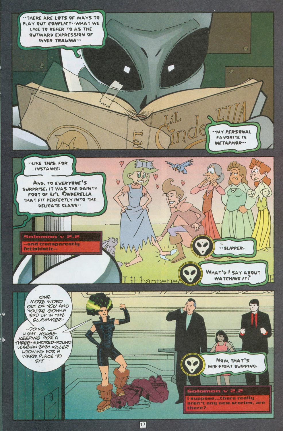 Read online Cyberella comic -  Issue #11 - 17