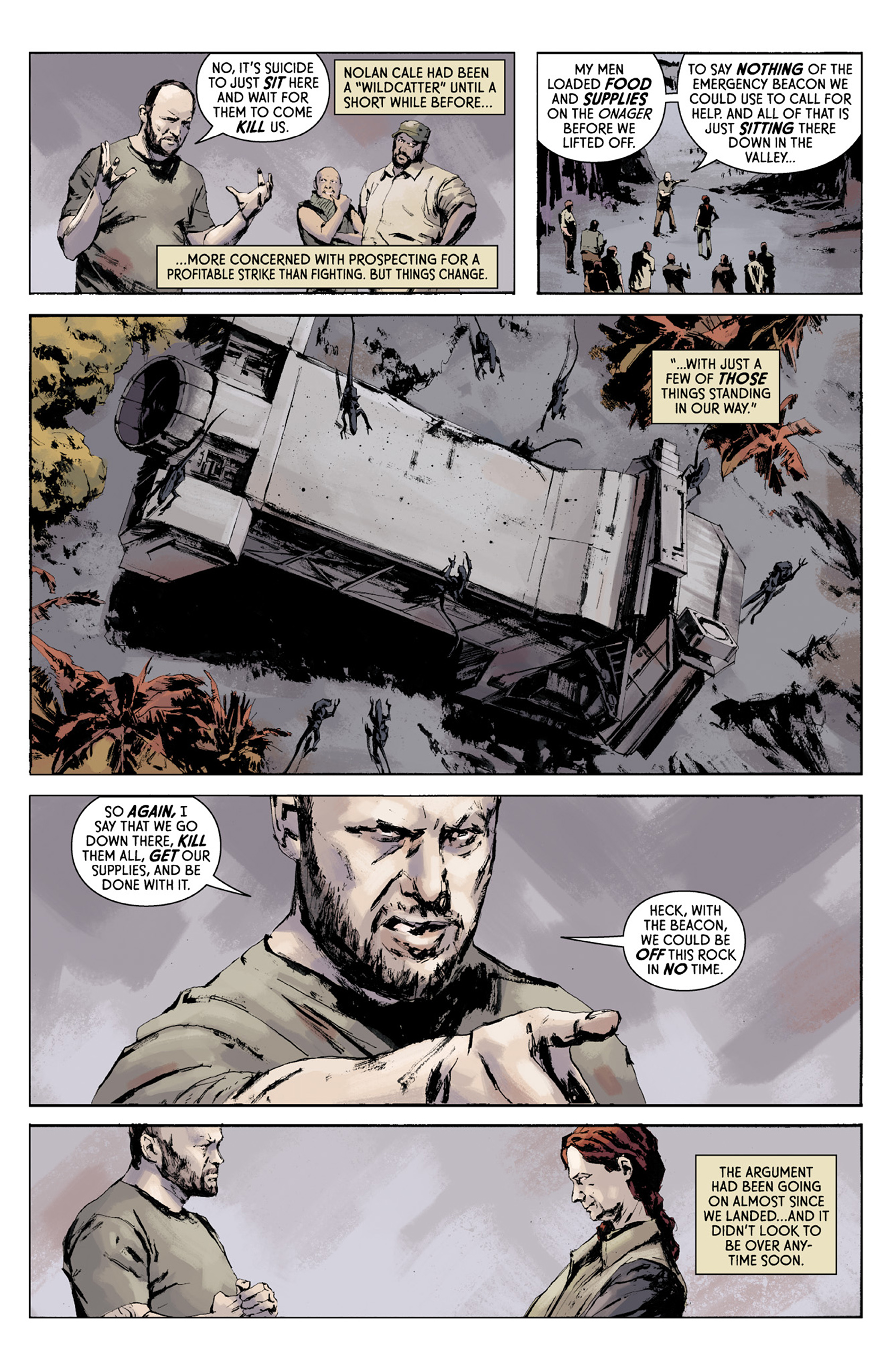 Read online Aliens: Fire and Stone comic -  Issue #2 - 7