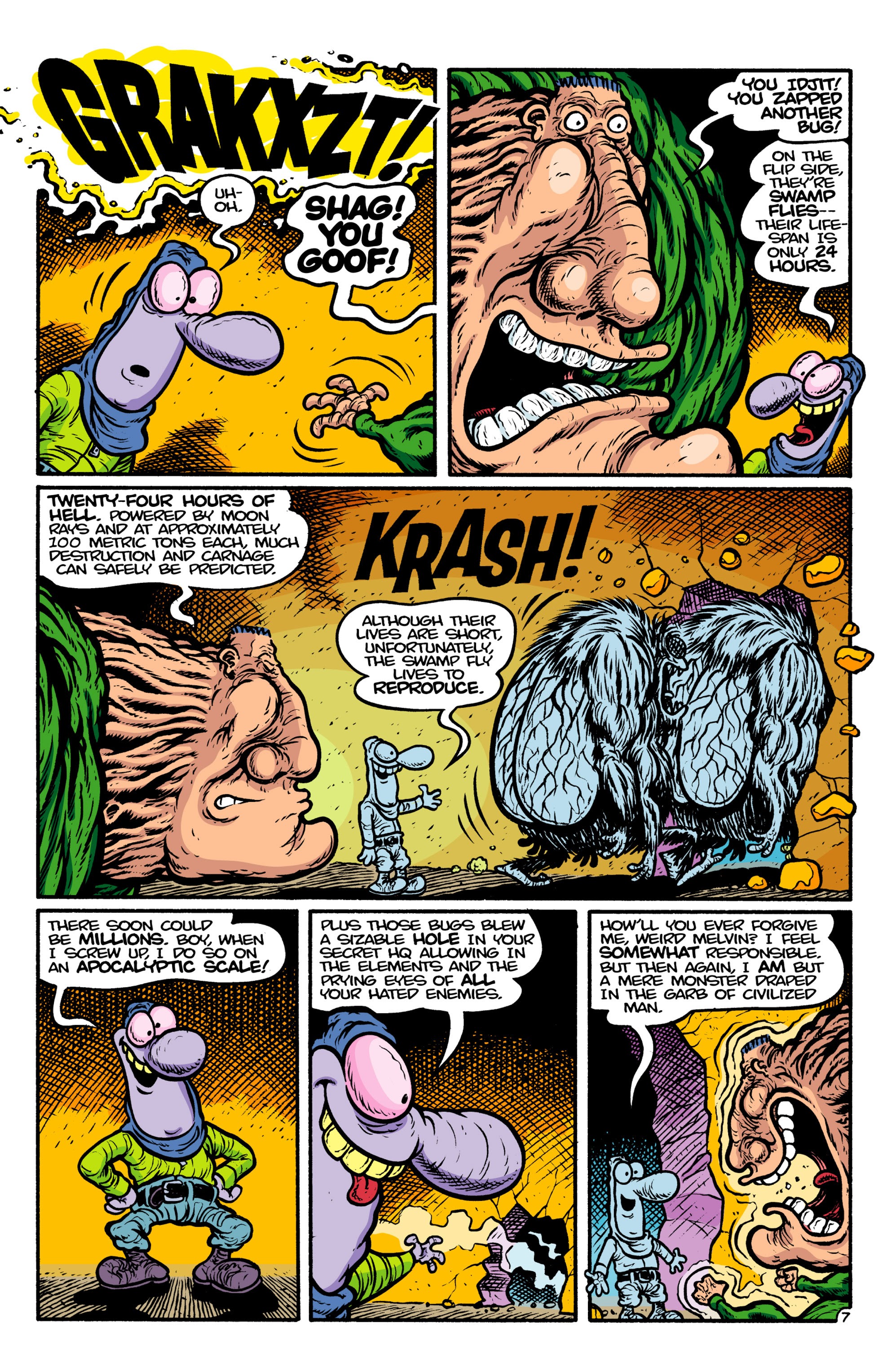 Read online Weird Melvin comic -  Issue #4 - 9