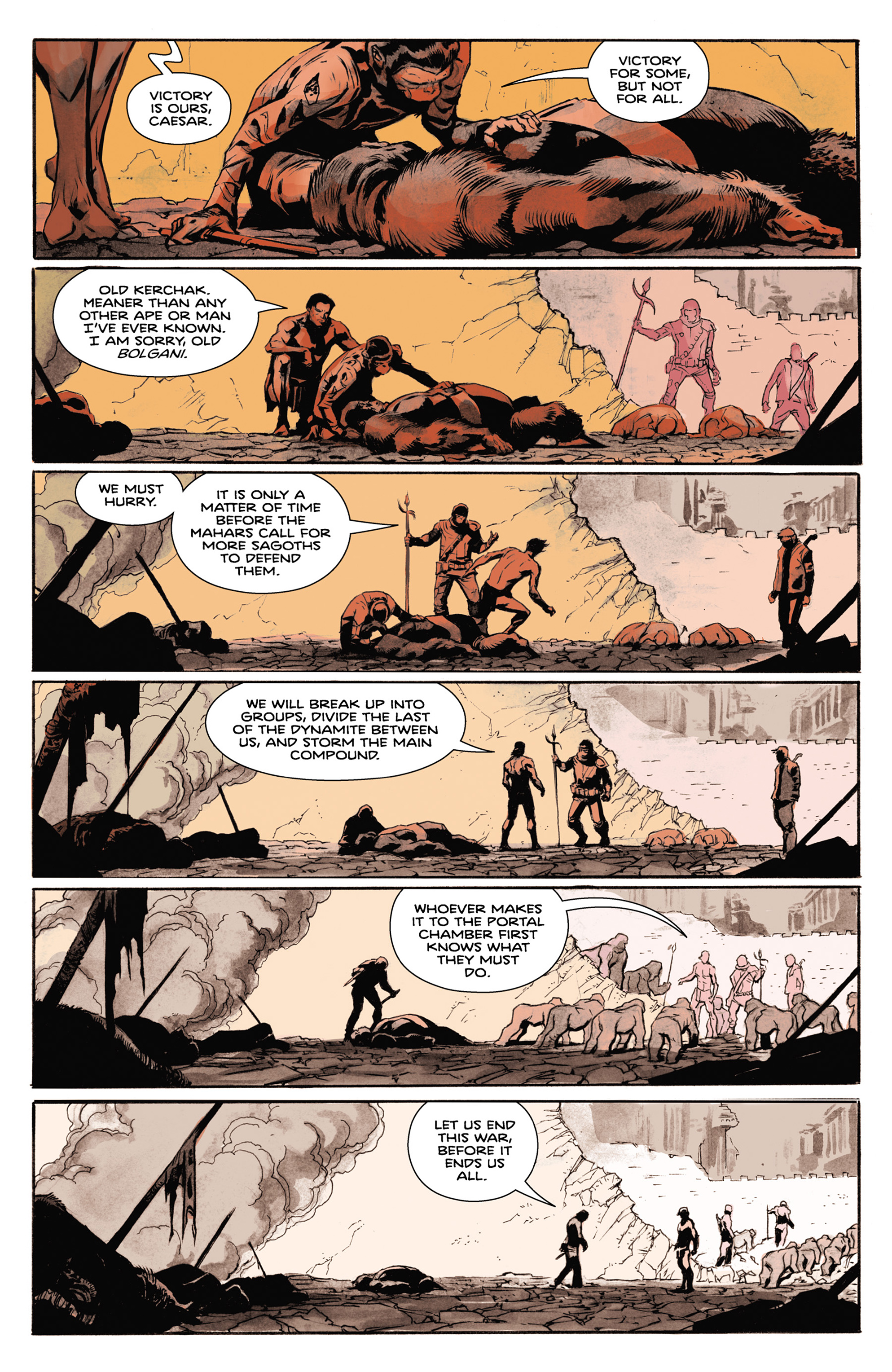 Read online Tarzan On the Planet of the Apes comic -  Issue #4 - 6