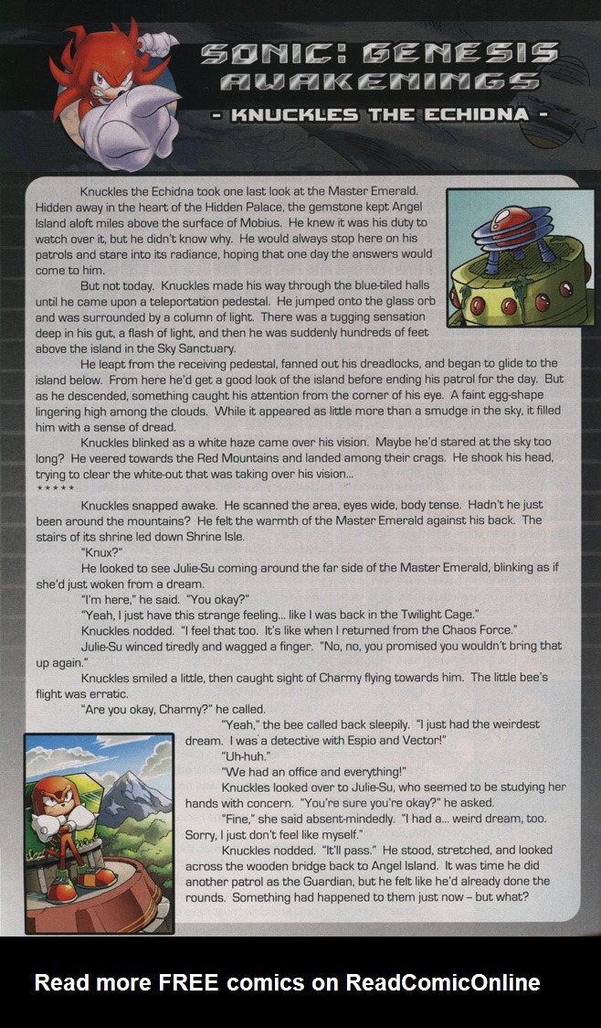 Read online Sonic the Hedgehog Free Comic Book Day Edition comic -  Issue # Special 6 - 28