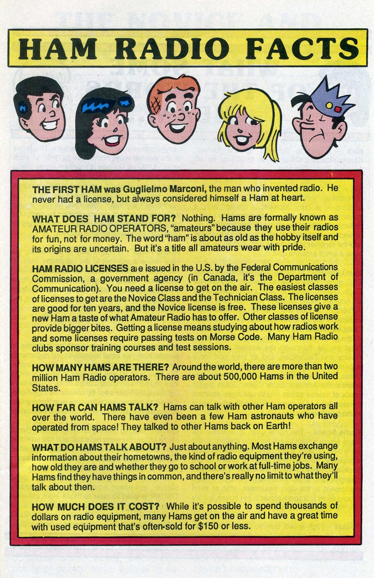 Read online Archie's Ham Radio Adventure comic -  Issue # Full - 31