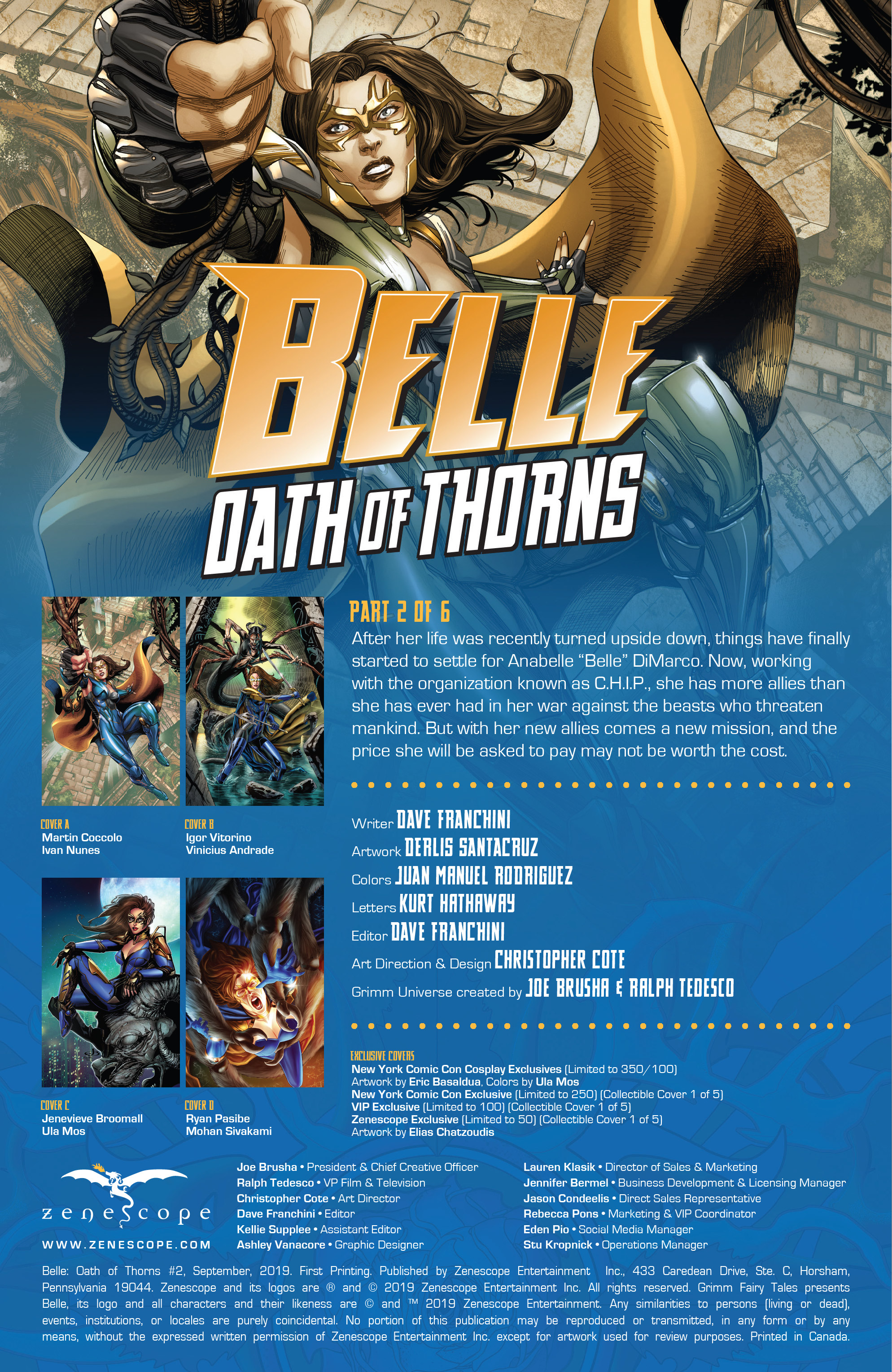 Read online Belle: Oath of Thorns comic -  Issue #2 - 2