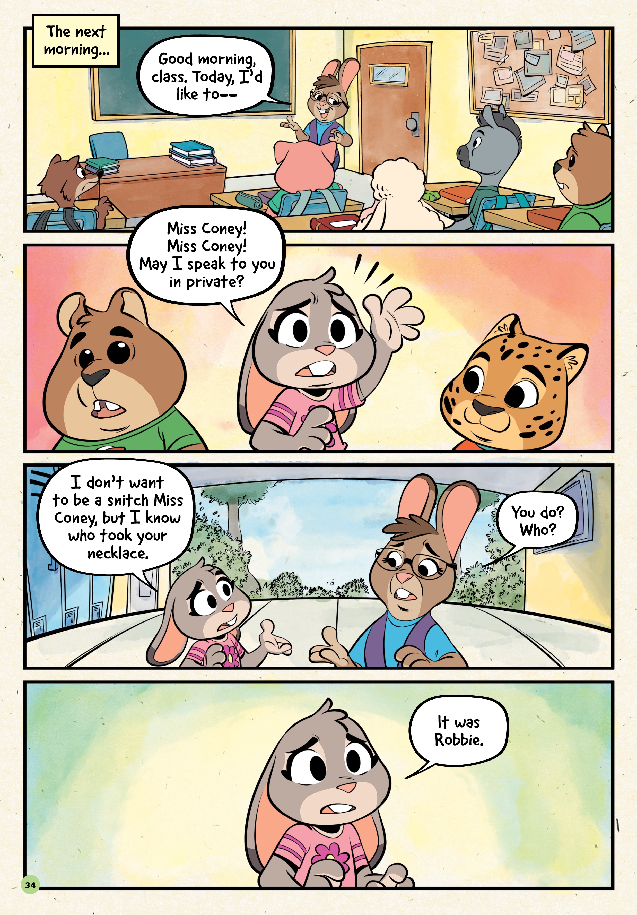 Read online Zootopia: A Hard Day's Work comic -  Issue # Full - 34