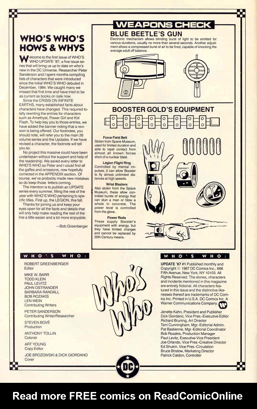 Read online Who's Who: Update '87 comic -  Issue #1 - 3