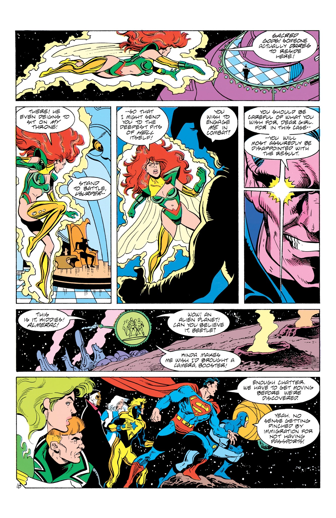 Read online Superman & The Justice League America comic -  Issue #1 - 109