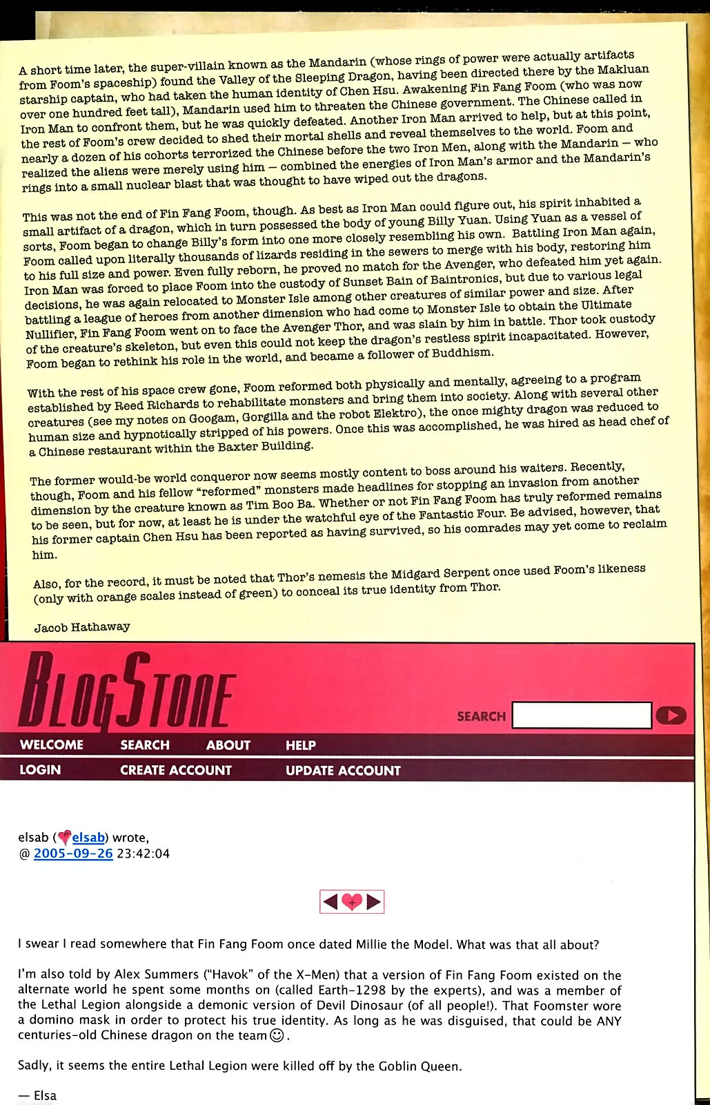 Read online Marvel Monsters: From the Files of Ulysses Bloodstone (and the Monster Hunters) comic -  Issue # Full - 9