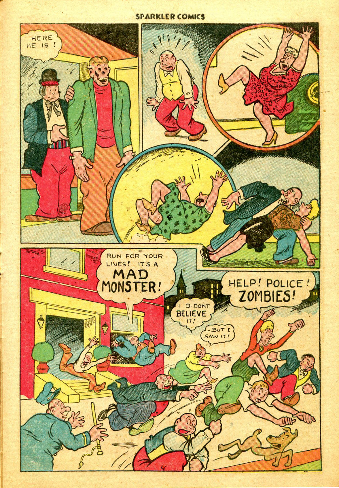 Read online Sparkler Comics comic -  Issue #32 - 39