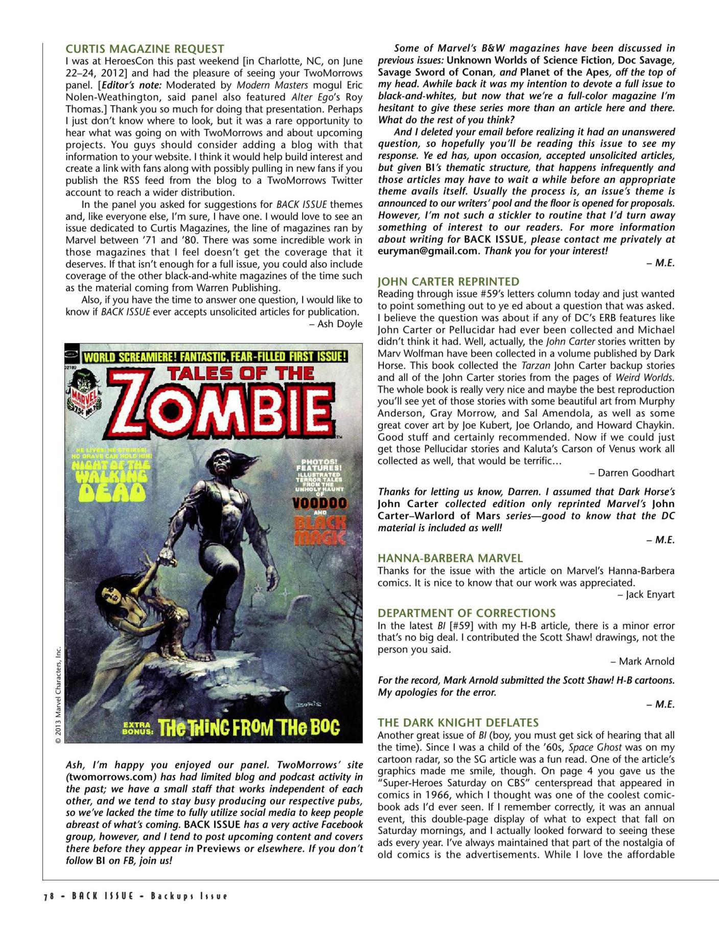 Read online Back Issue comic -  Issue #64 - 80