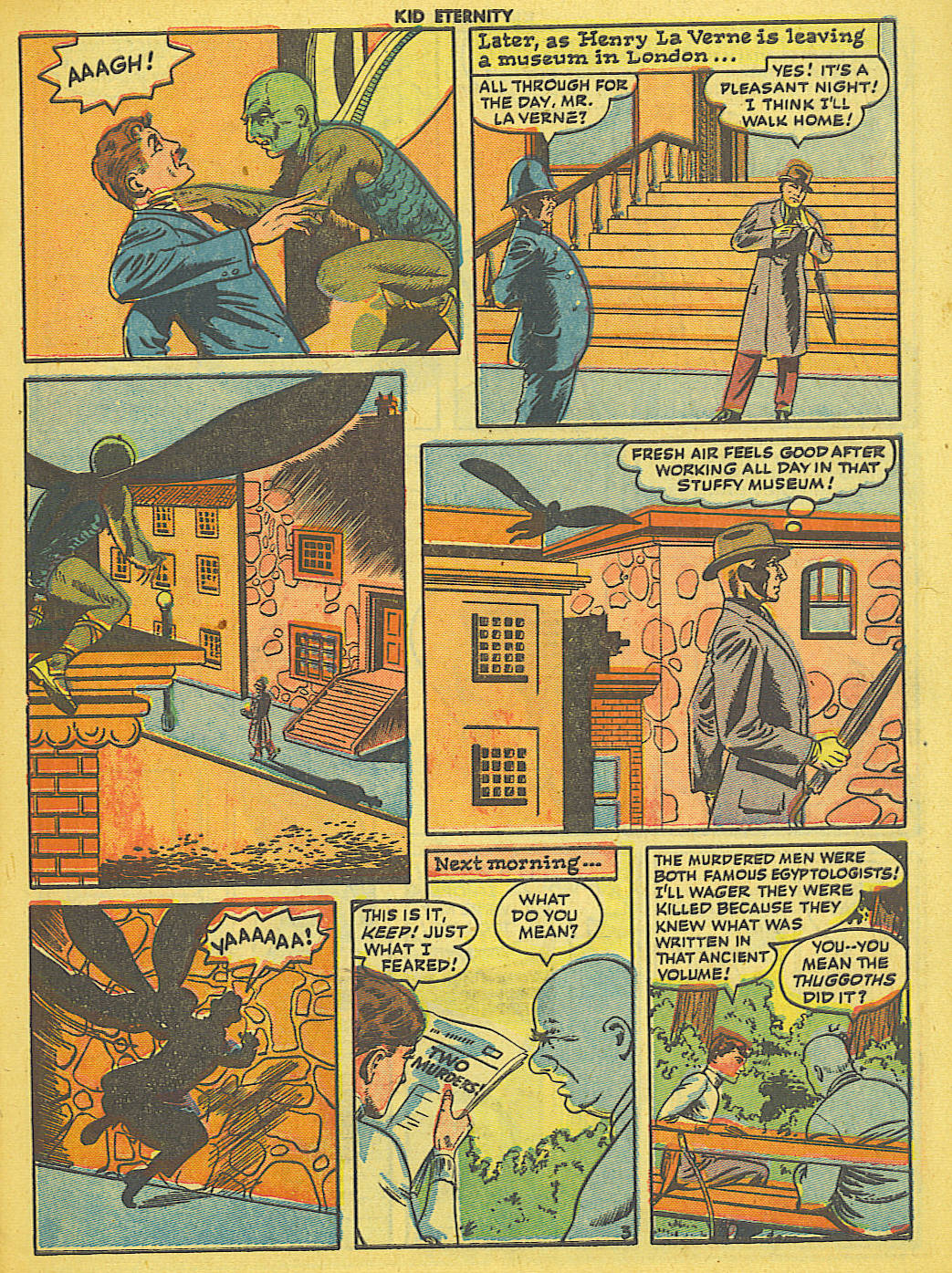 Read online Kid Eternity (1946) comic -  Issue #1 - 5