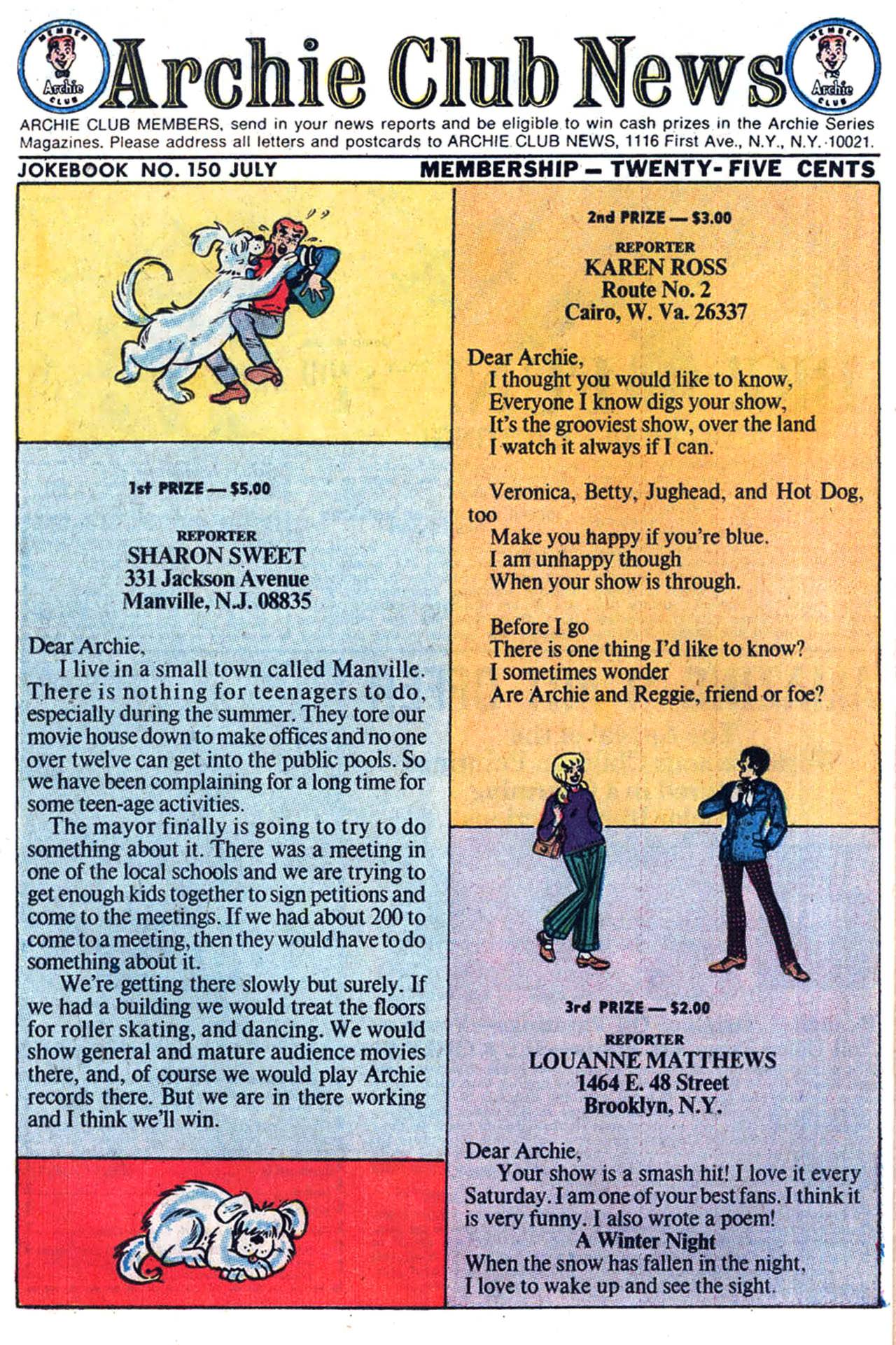 Read online Archie's Joke Book Magazine comic -  Issue #150 - 26
