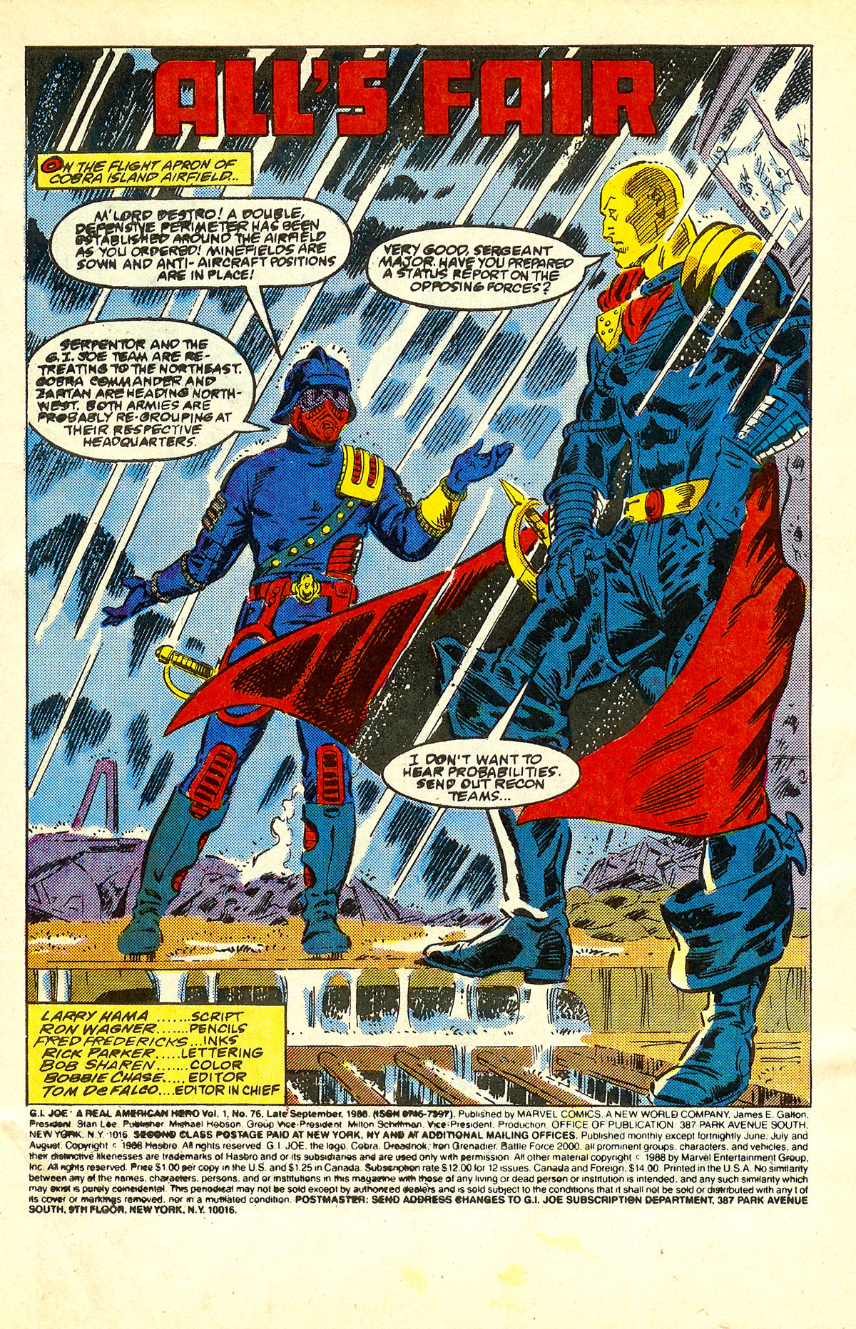 Read online G.I. Joe: A Real American Hero comic -  Issue #76 - 2