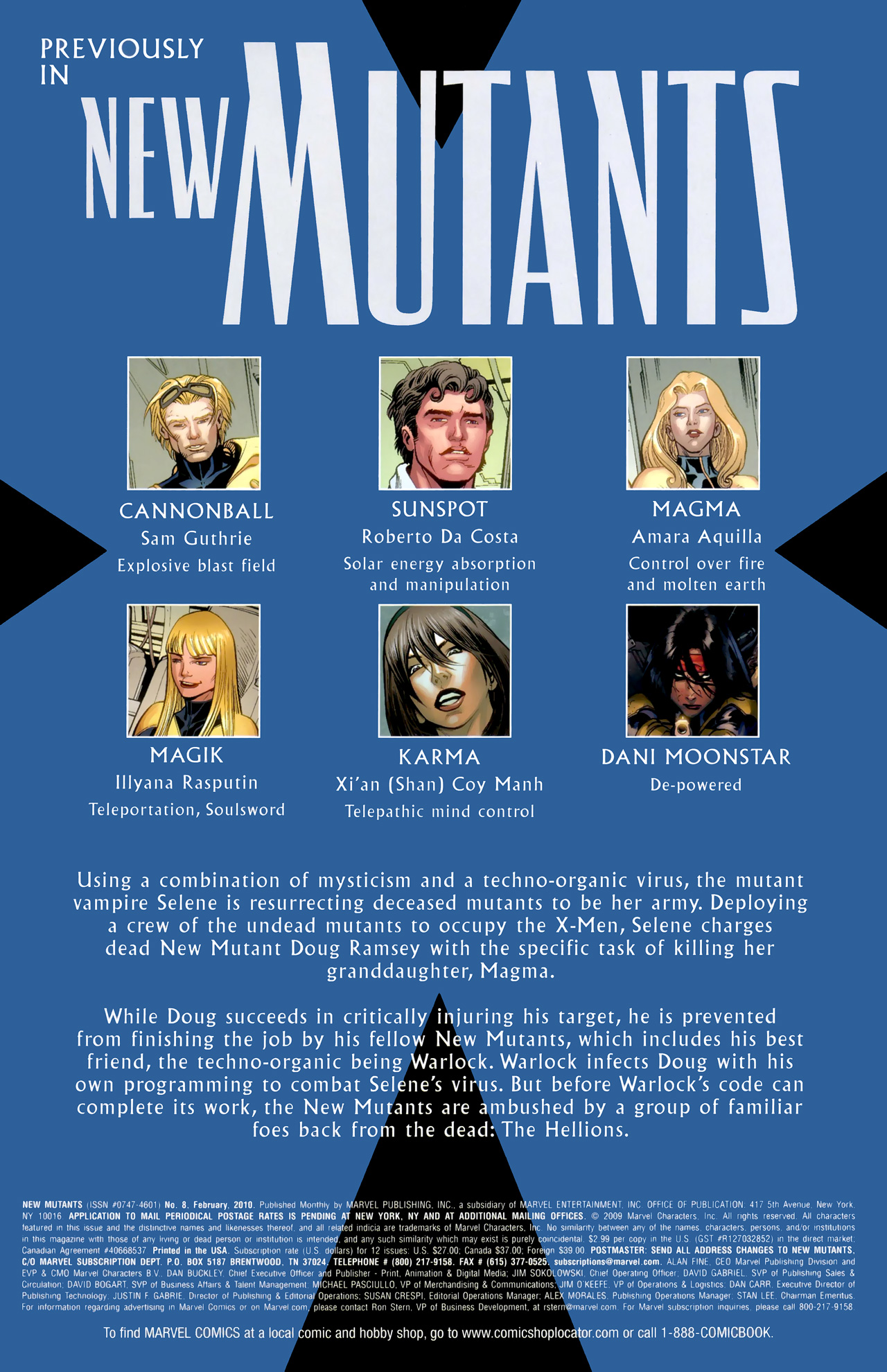 Read online New Mutants (2009) comic -  Issue #8 - 2