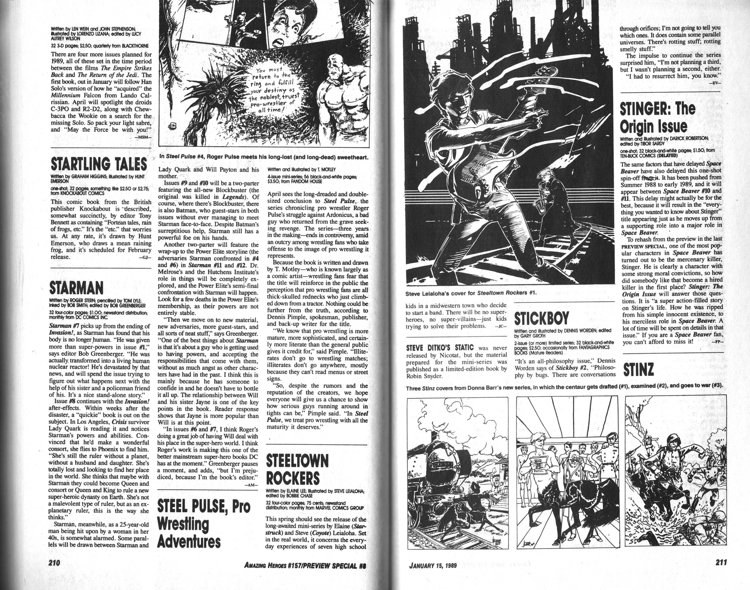Read online Amazing Heroes comic -  Issue #157 - 106