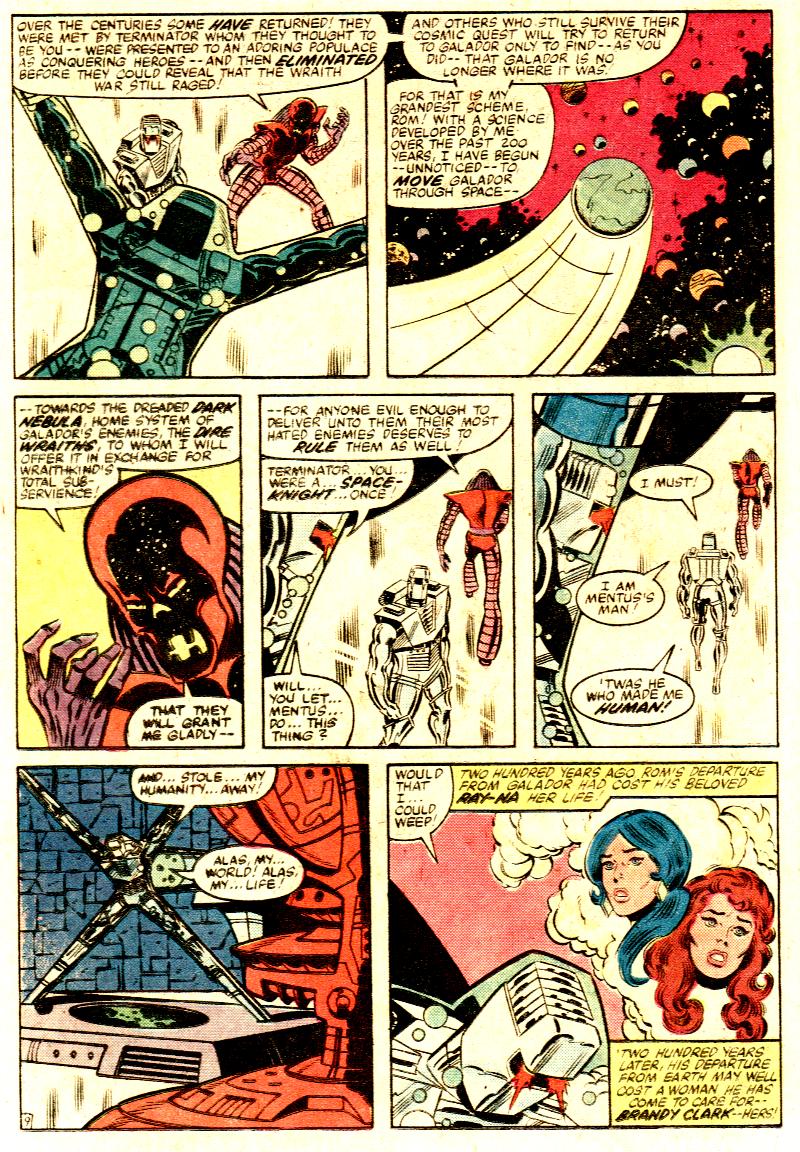 Read online ROM (1979) comic -  Issue #25 - 10