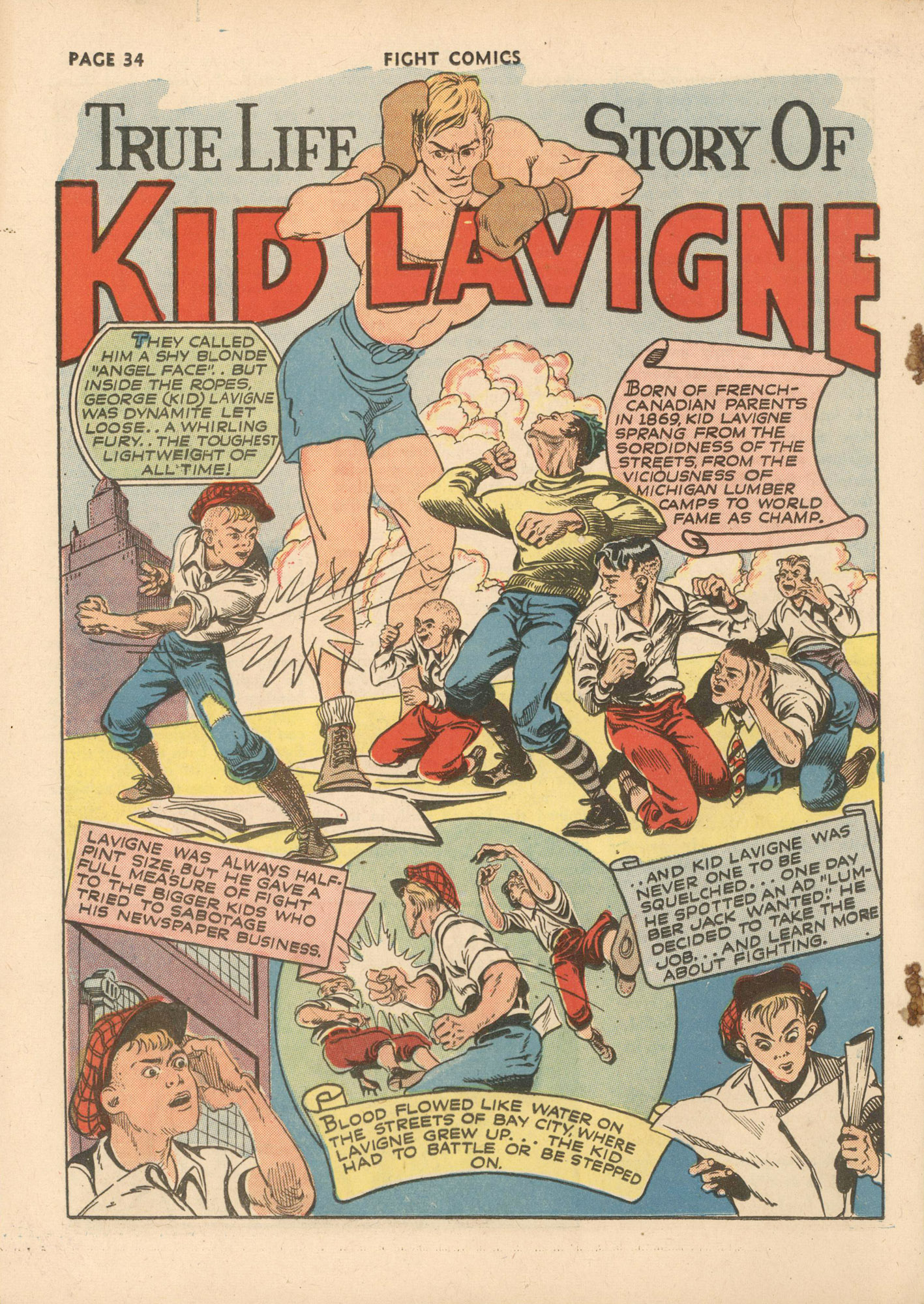 Read online Fight Comics comic -  Issue #16 - 37