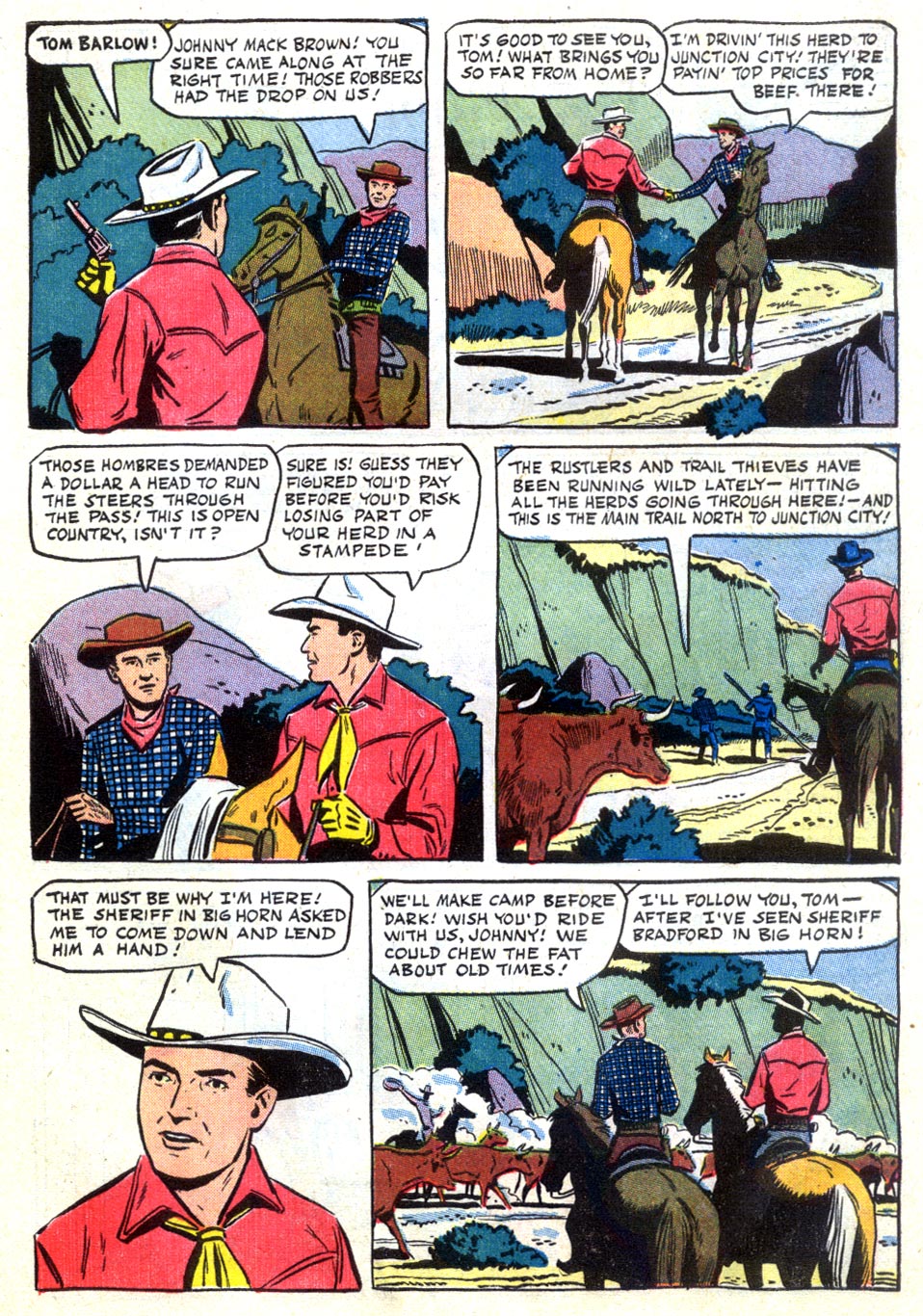 Read online Four Color Comics comic -  Issue #722 - 7