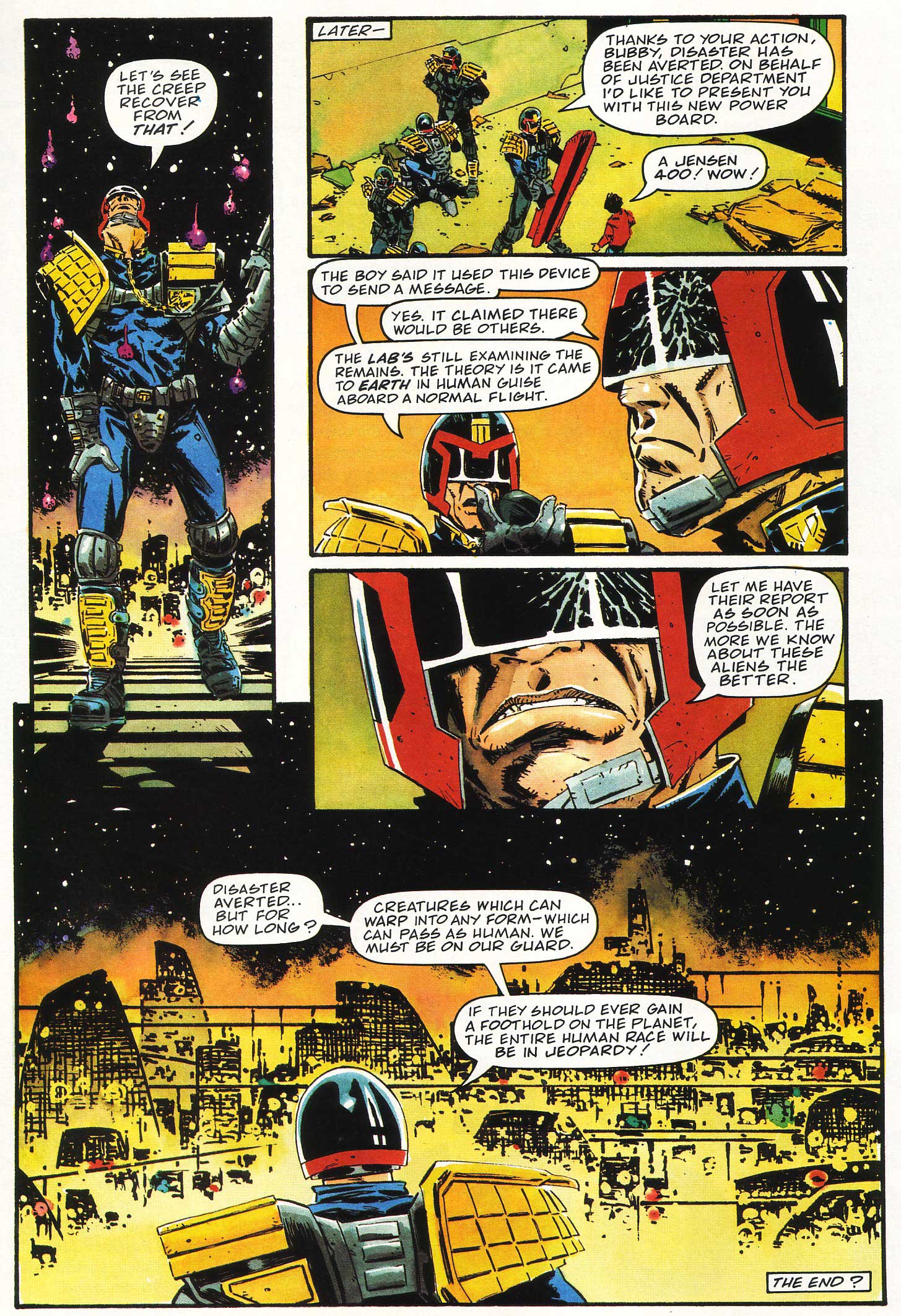 Read online Judge Dredd Lawman of the Future comic -  Issue #4 - 15