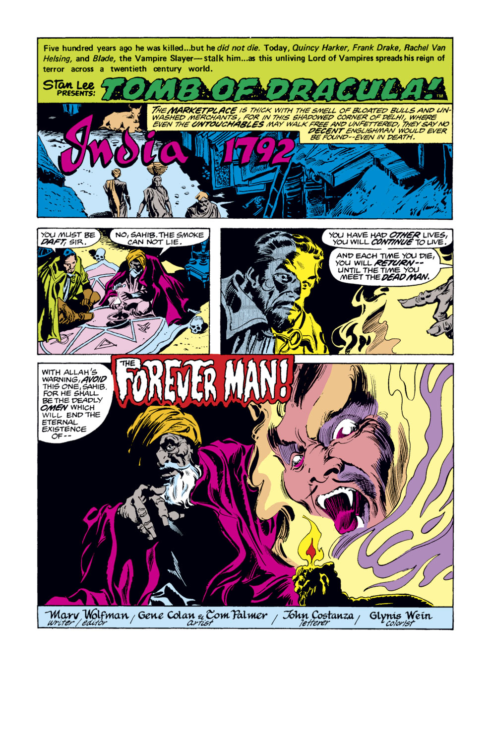 Read online Tomb of Dracula (1972) comic -  Issue #57 - 2