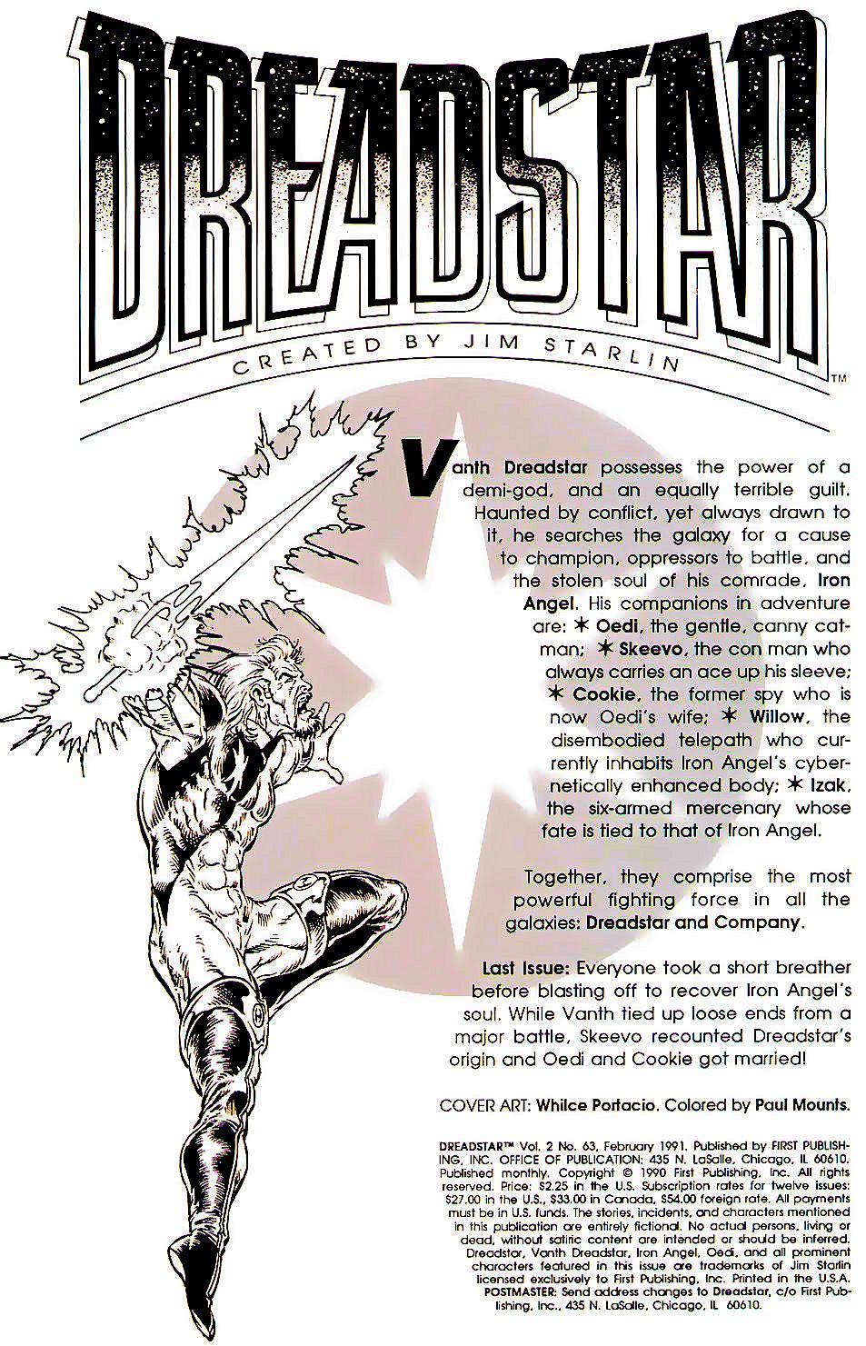 Read online Dreadstar comic -  Issue #63 - 2