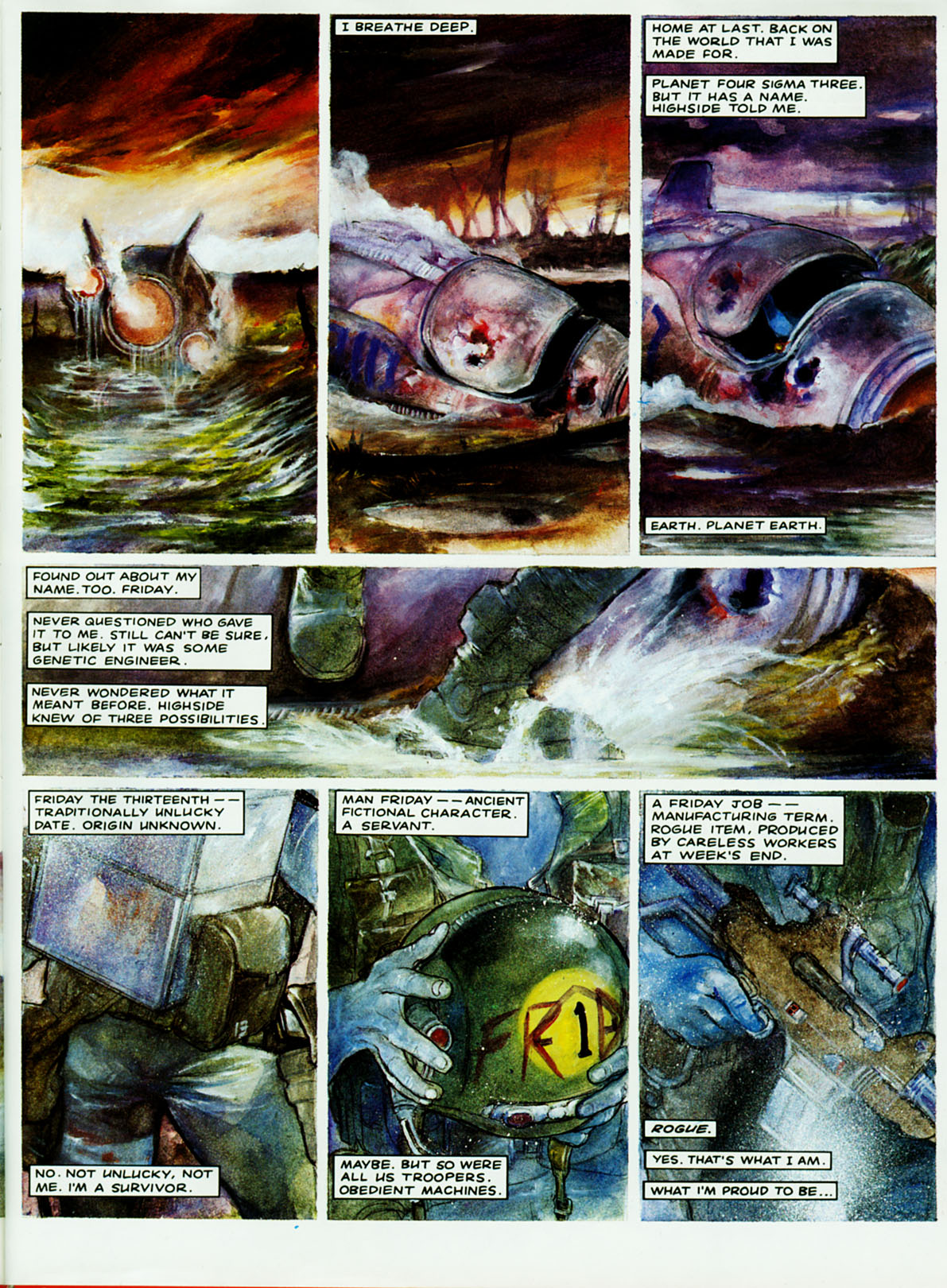 Read online Rogue Trooper: The War Machine comic -  Issue # TPB - 78