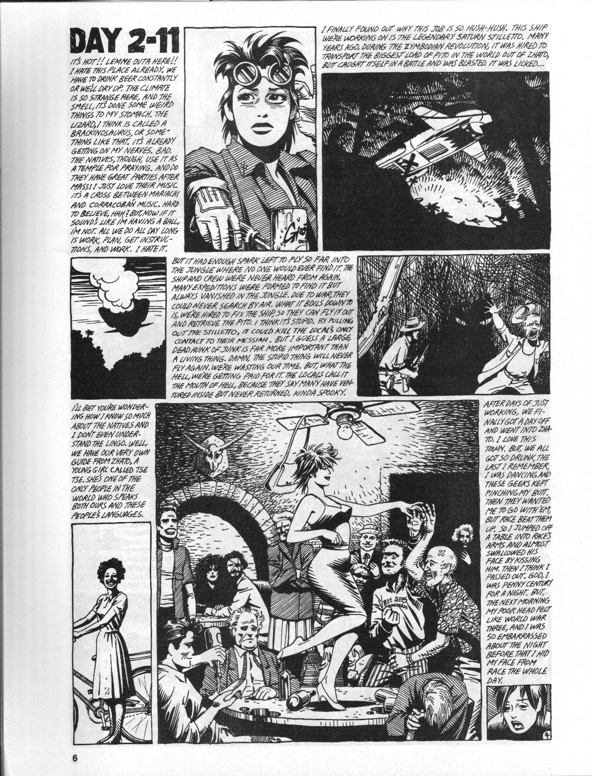 Read online Love and Rockets (1982) comic -  Issue #2 - 6