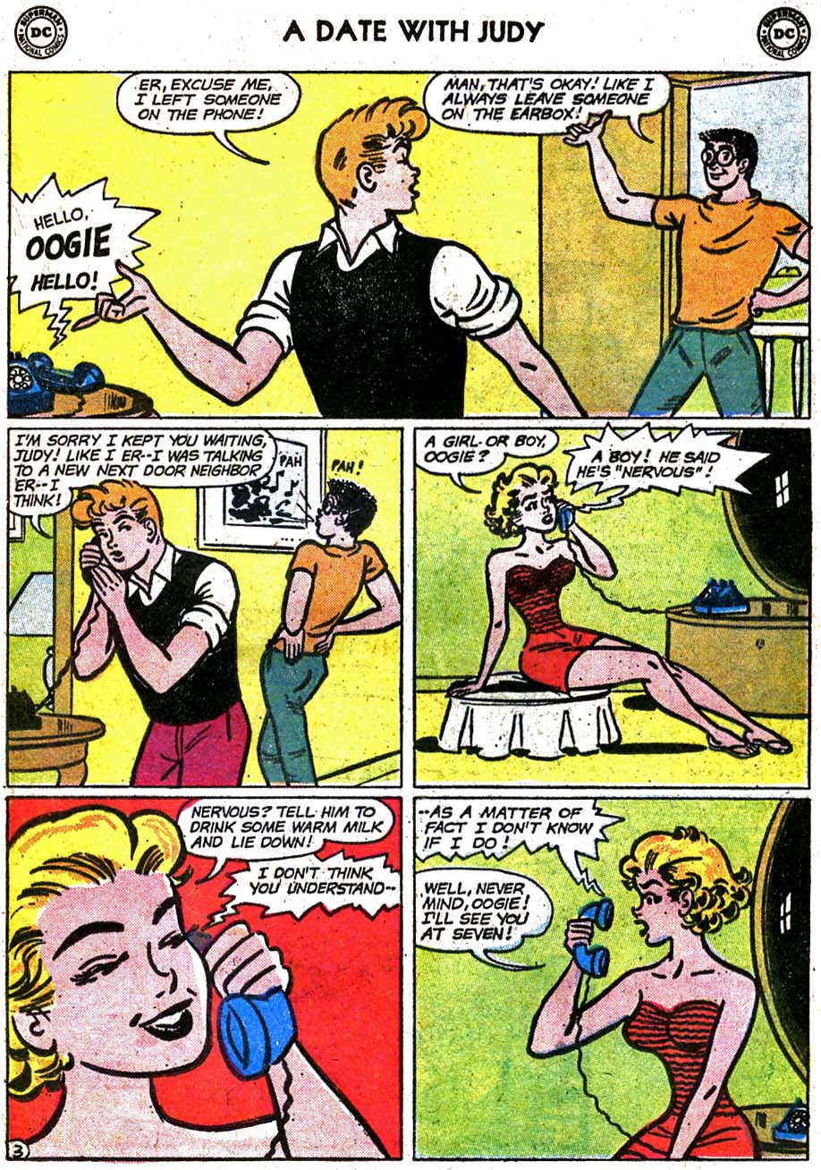 Read online A Date with Judy comic -  Issue #74 - 5