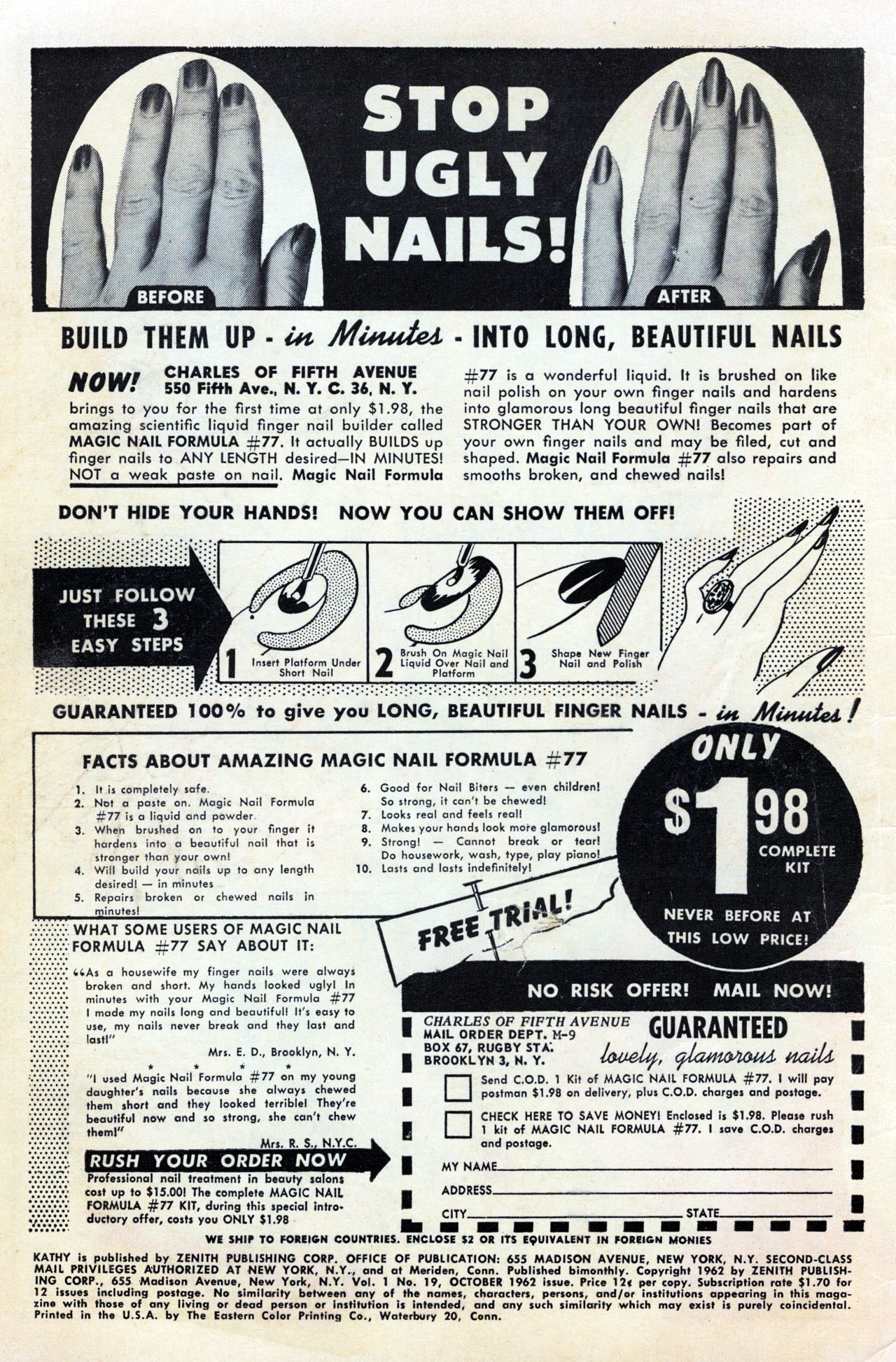 Read online Kathy (1959) comic -  Issue #19 - 2