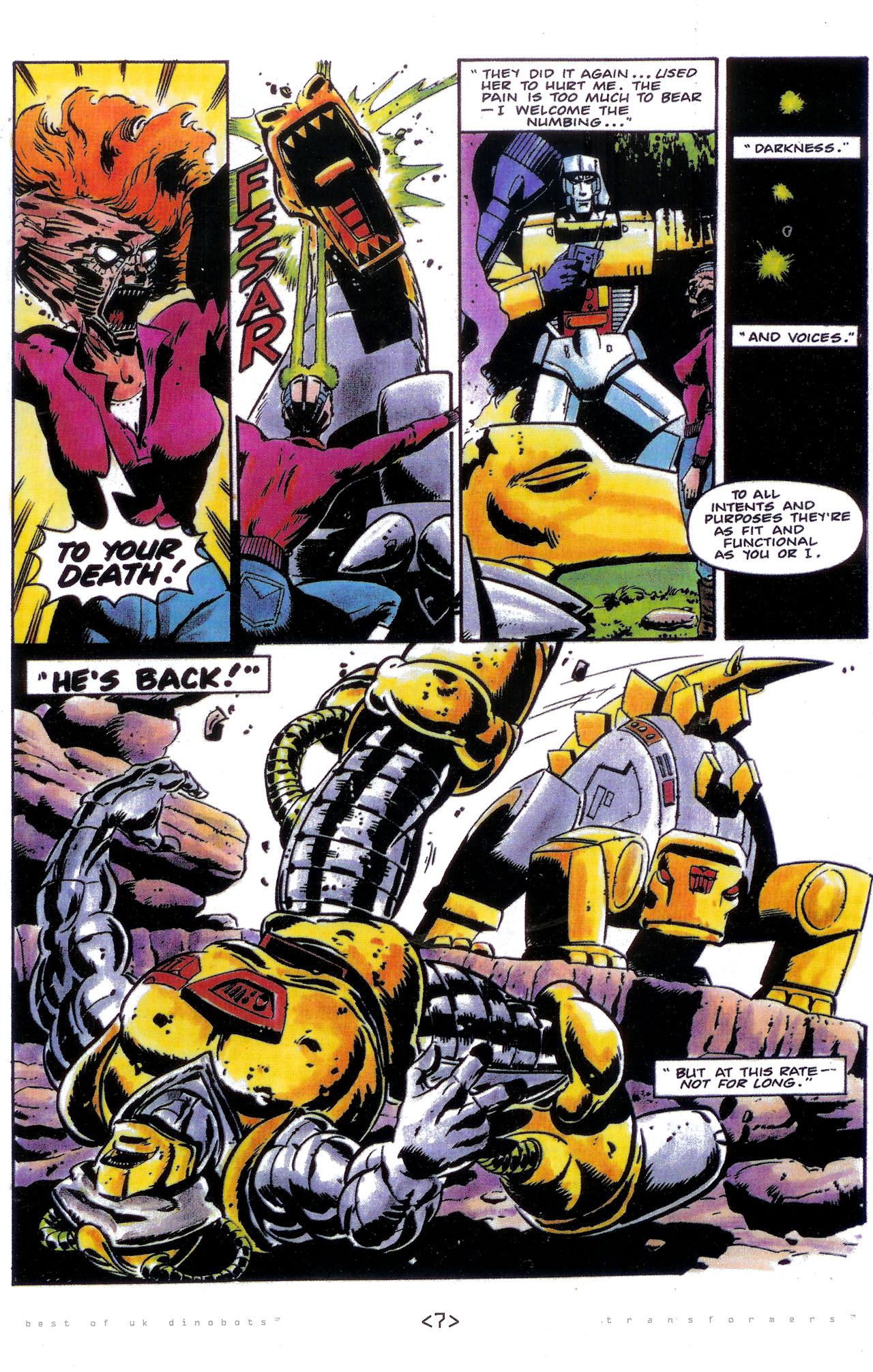 Read online The Transformers: Best of UK: Dinobots comic -  Issue #4 - 10