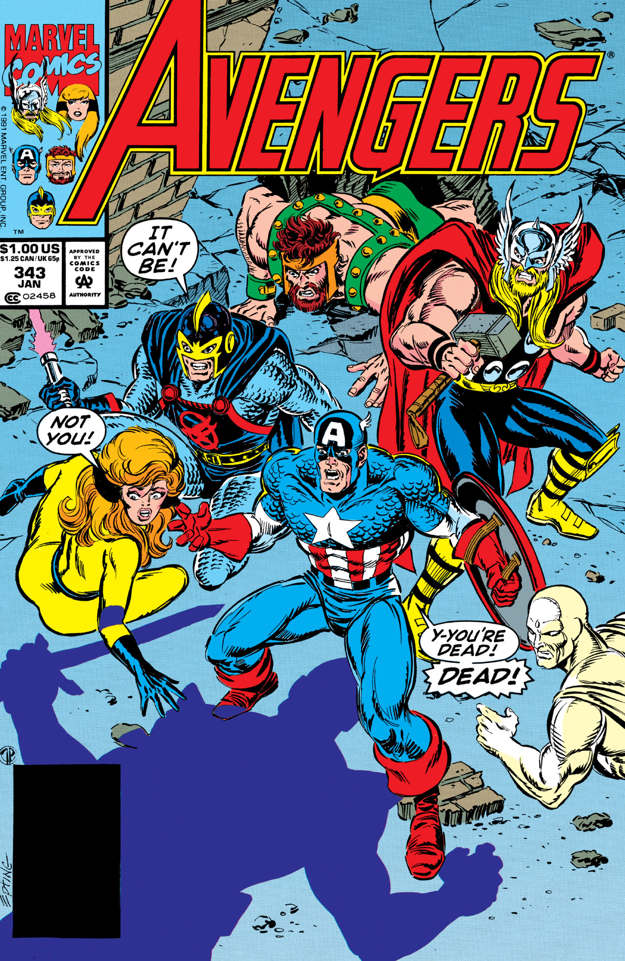 Read online The Avengers (1963) comic -  Issue #343 - 1