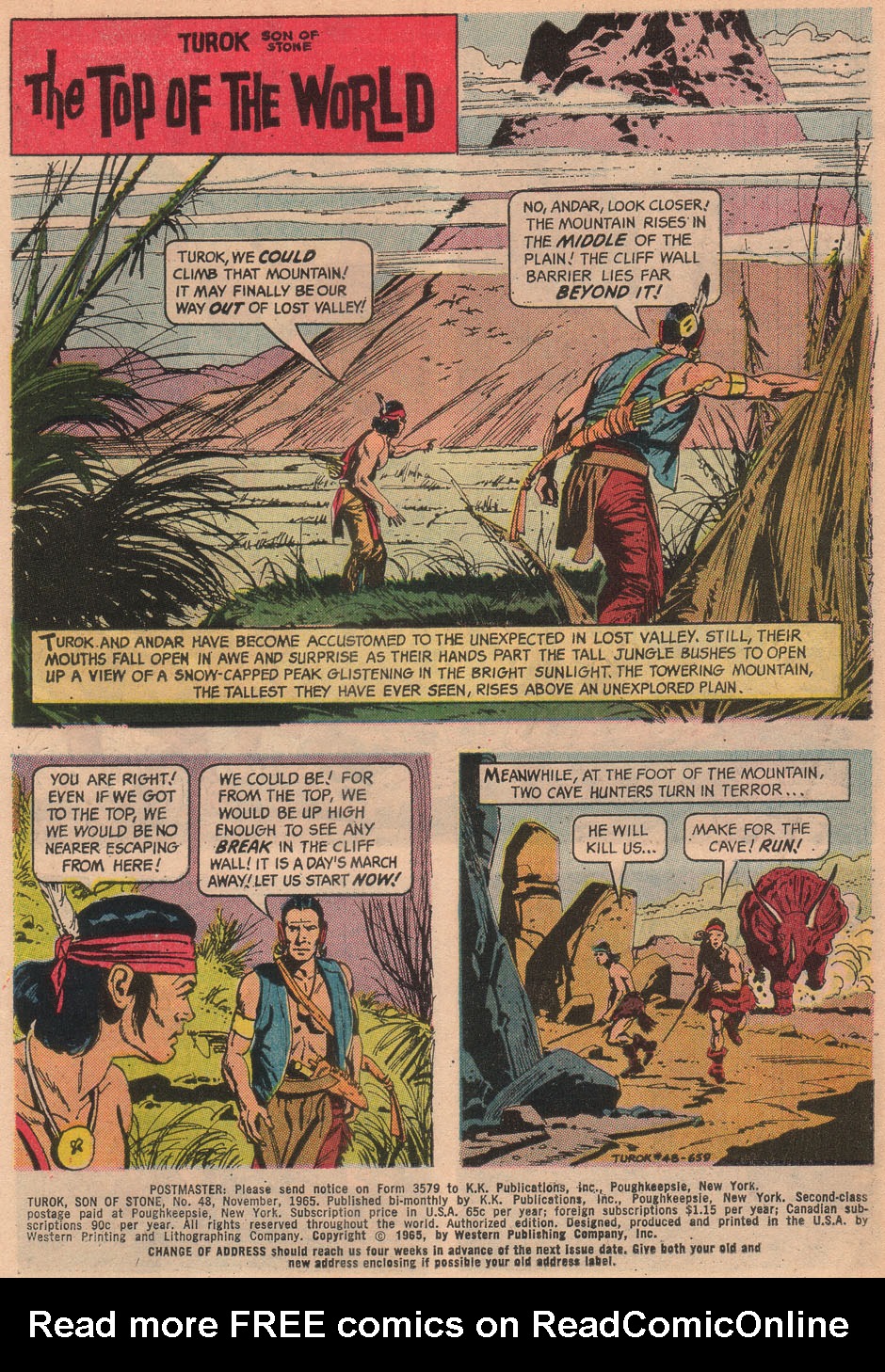 Read online Turok, Son of Stone comic -  Issue #48 - 3