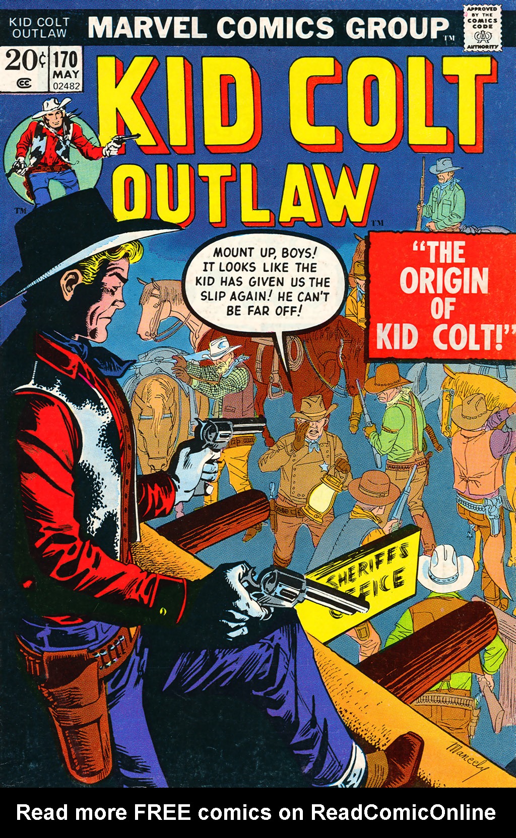 Read online Kid Colt Outlaw comic -  Issue #170 - 1