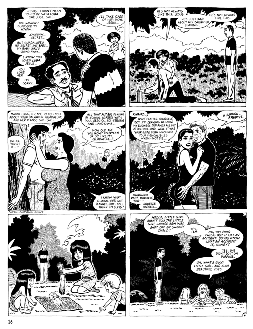 Read online Love and Rockets (1982) comic -  Issue #42 - 28