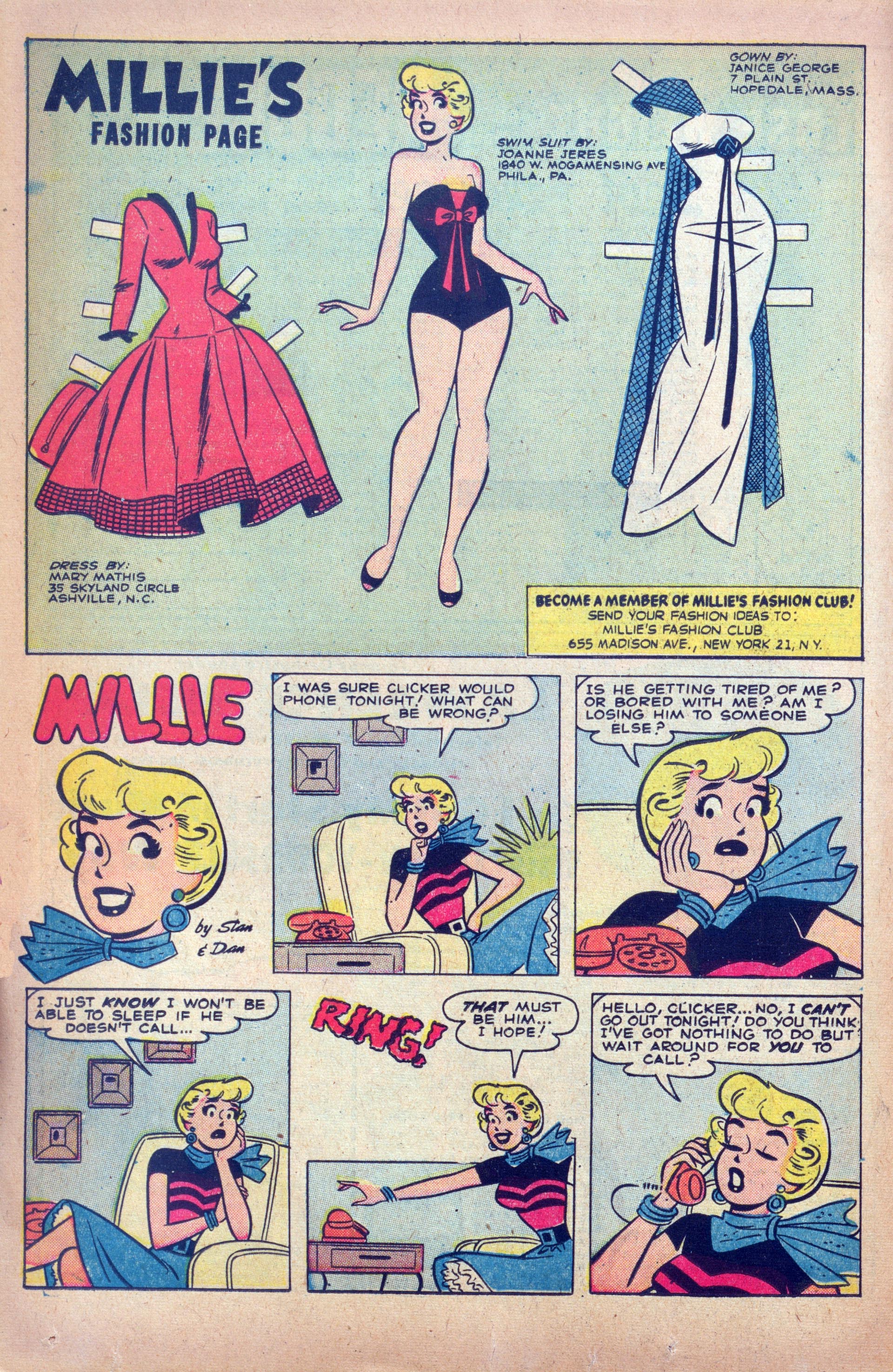 Read online Millie the Model comic -  Issue #81 - 18