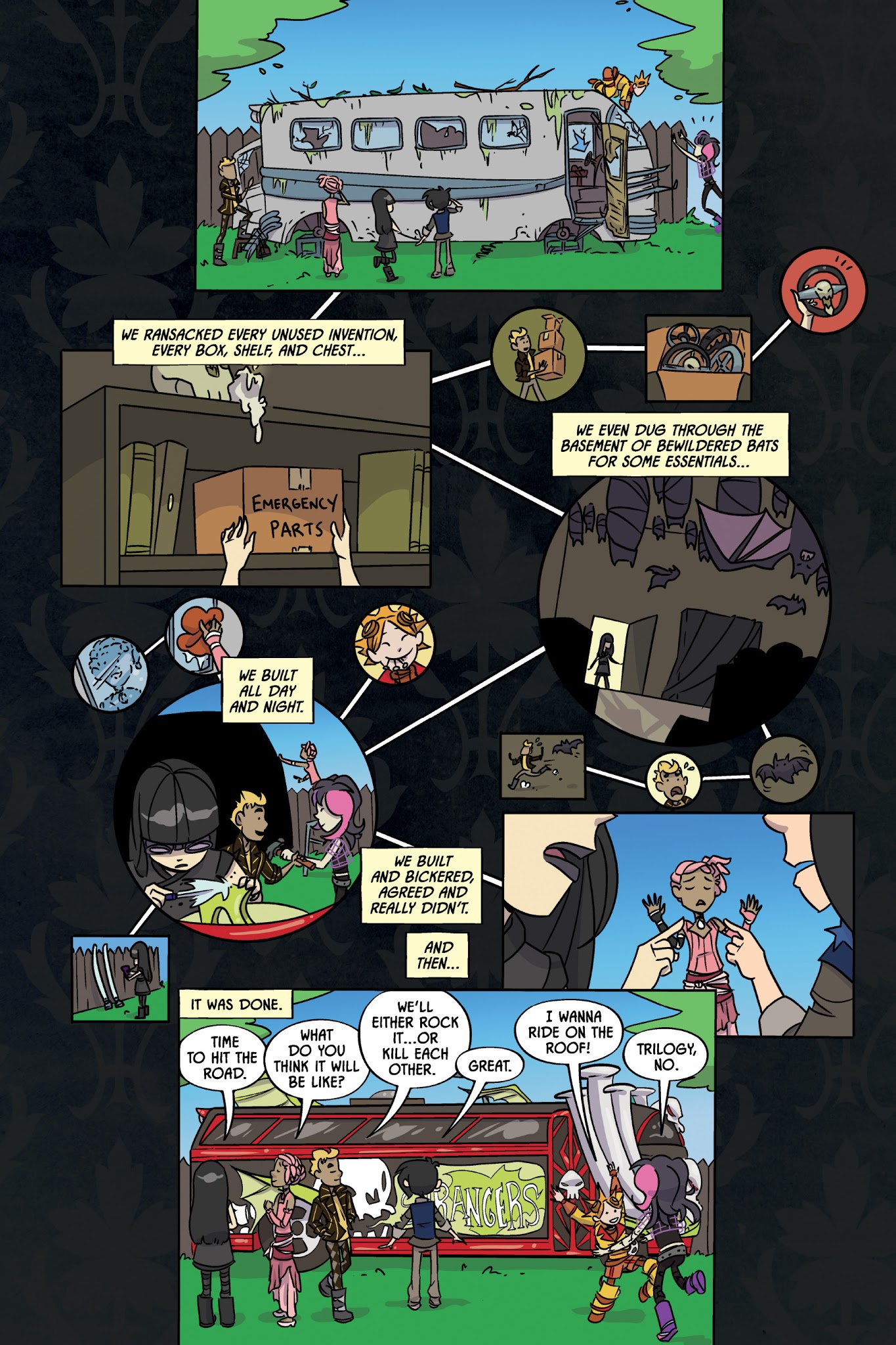 Read online Emily and the Strangers: Road To Nowhere Tour comic -  Issue # Full - 18