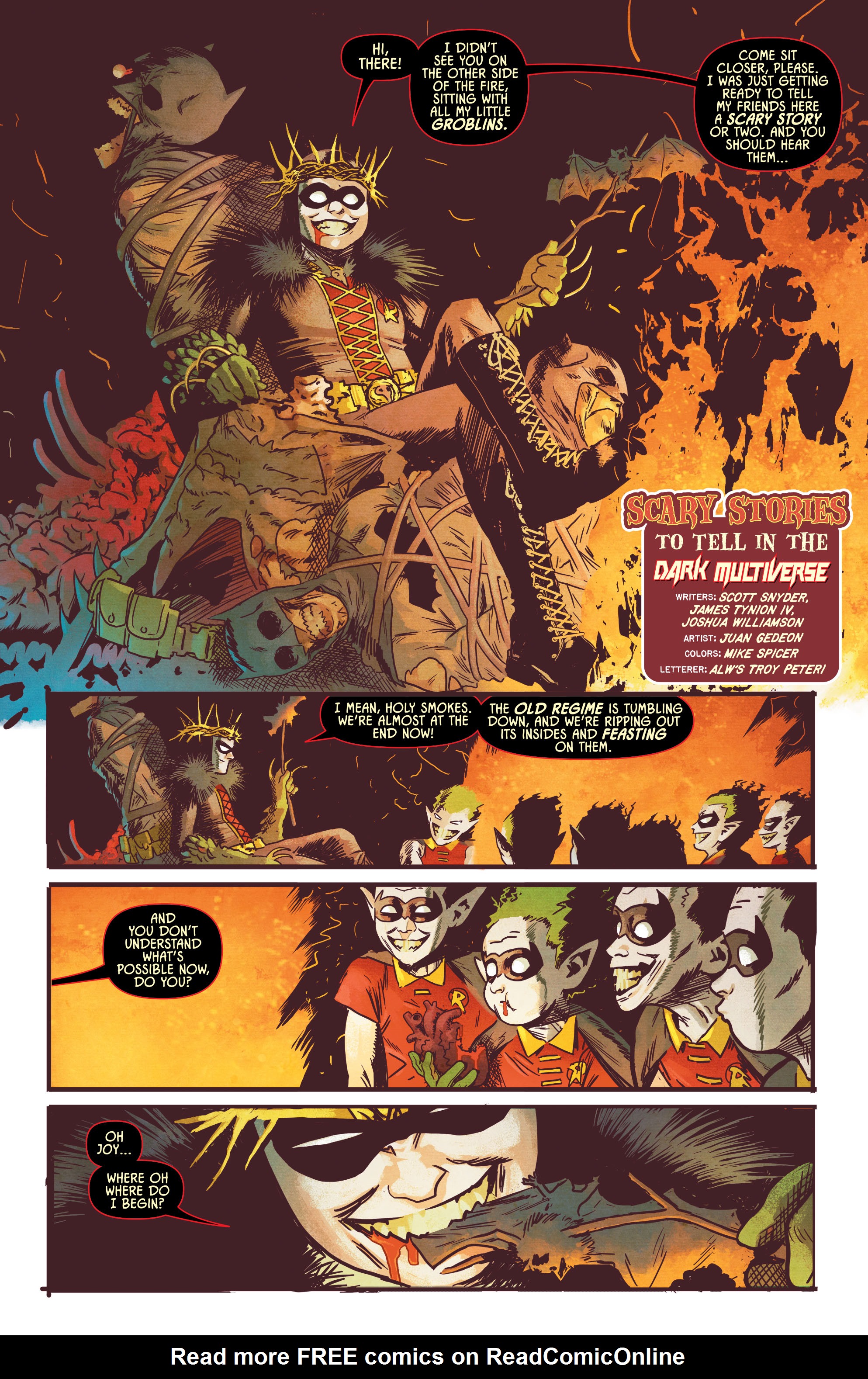 Read online Dark Nights: Death Metal - The Multiverse Who Laughs comic -  Issue # Full - 3