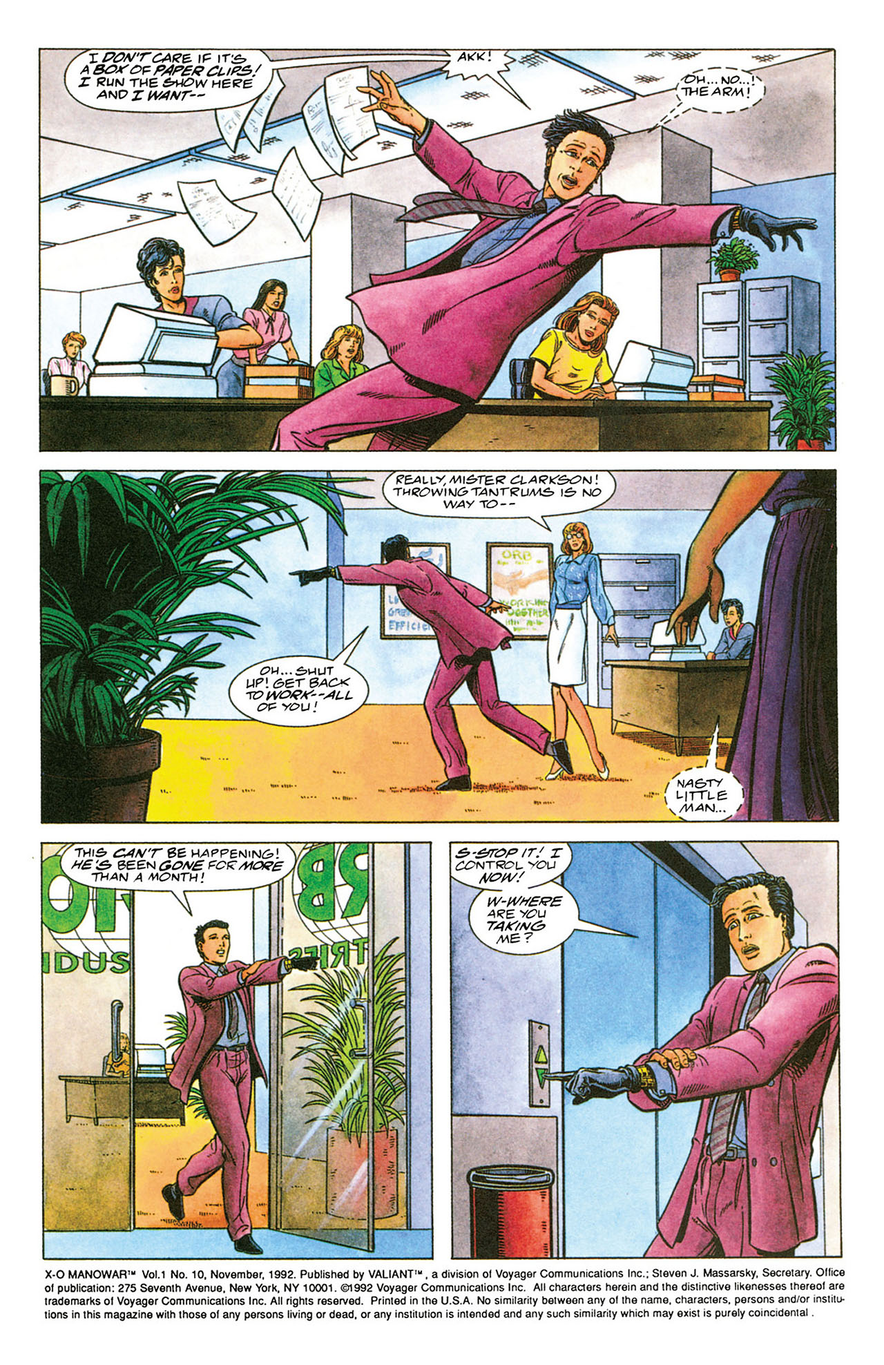 Read online X-O Manowar (1992) comic -  Issue #10 - 3
