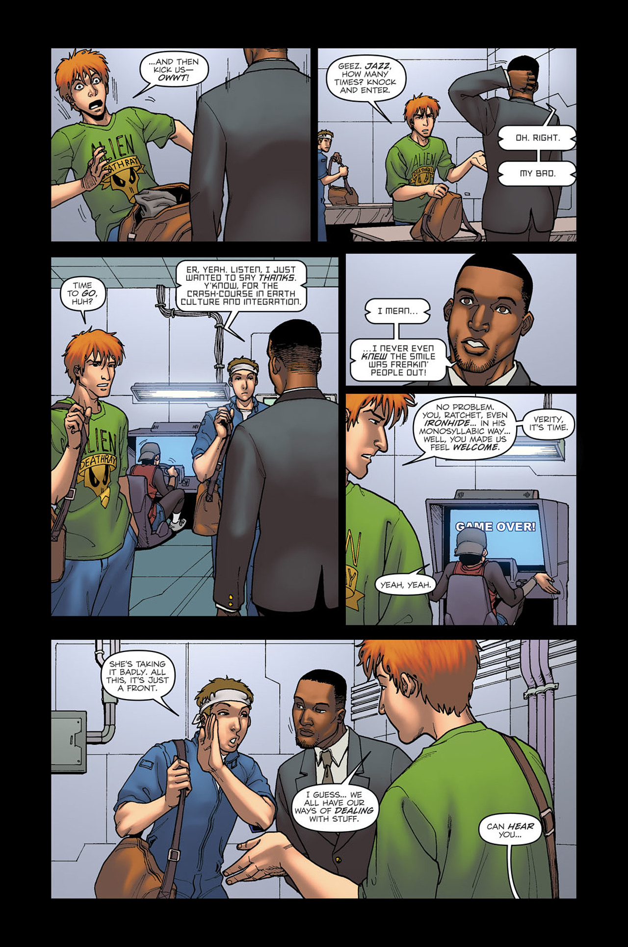 Read online The Transformers: Escalation comic -  Issue #1 - 12